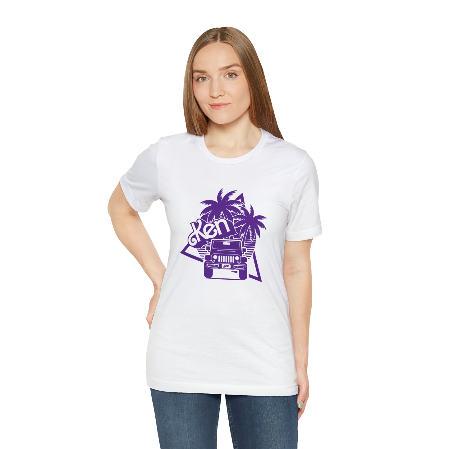 All Purple Ken, Beep Beep KEN Jeep, Unisex Jersey Short Sleeve Tee