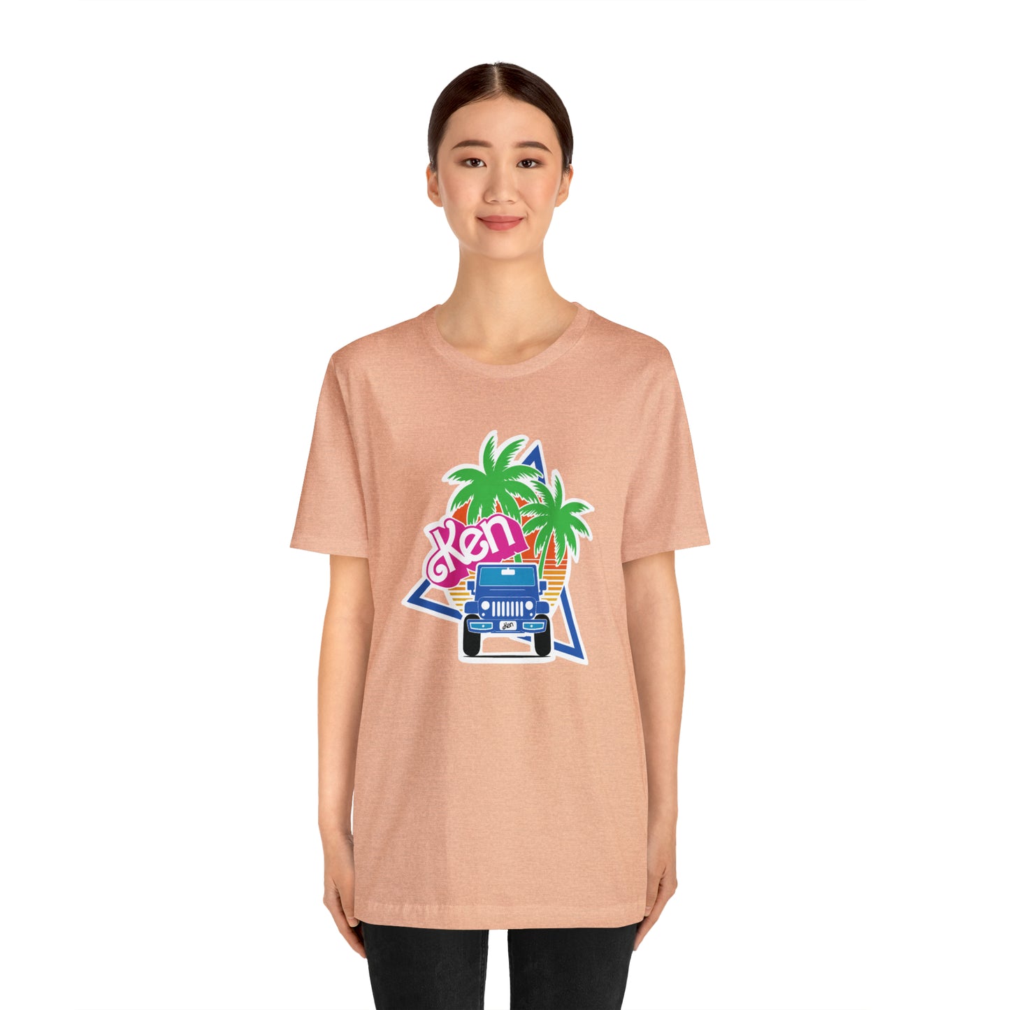 Blue Ken, Beep Beep KEN Jeep, Unisex Jersey Short Sleeve Tee