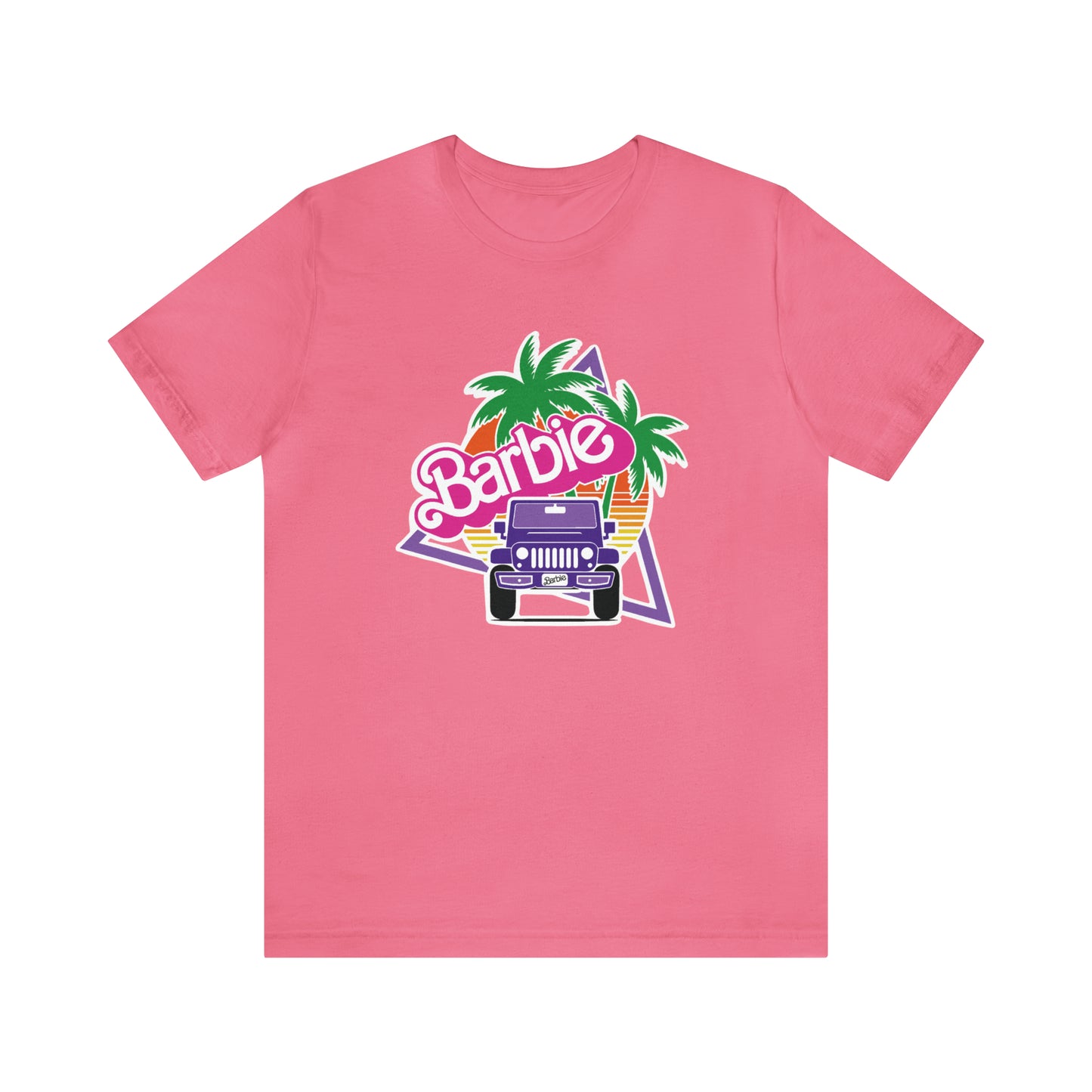 Purple jeep, Beep Beep Barbie Jeep, Unisex Jersey Short Sleeve Tee