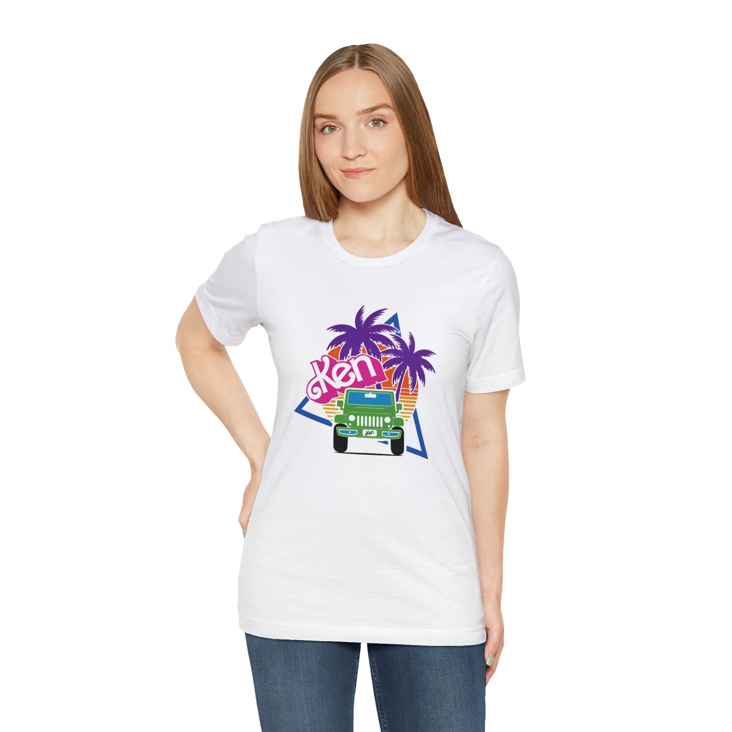 Green Ken, Beep Beep KEN Jeep, Unisex Jersey Short Sleeve Tee