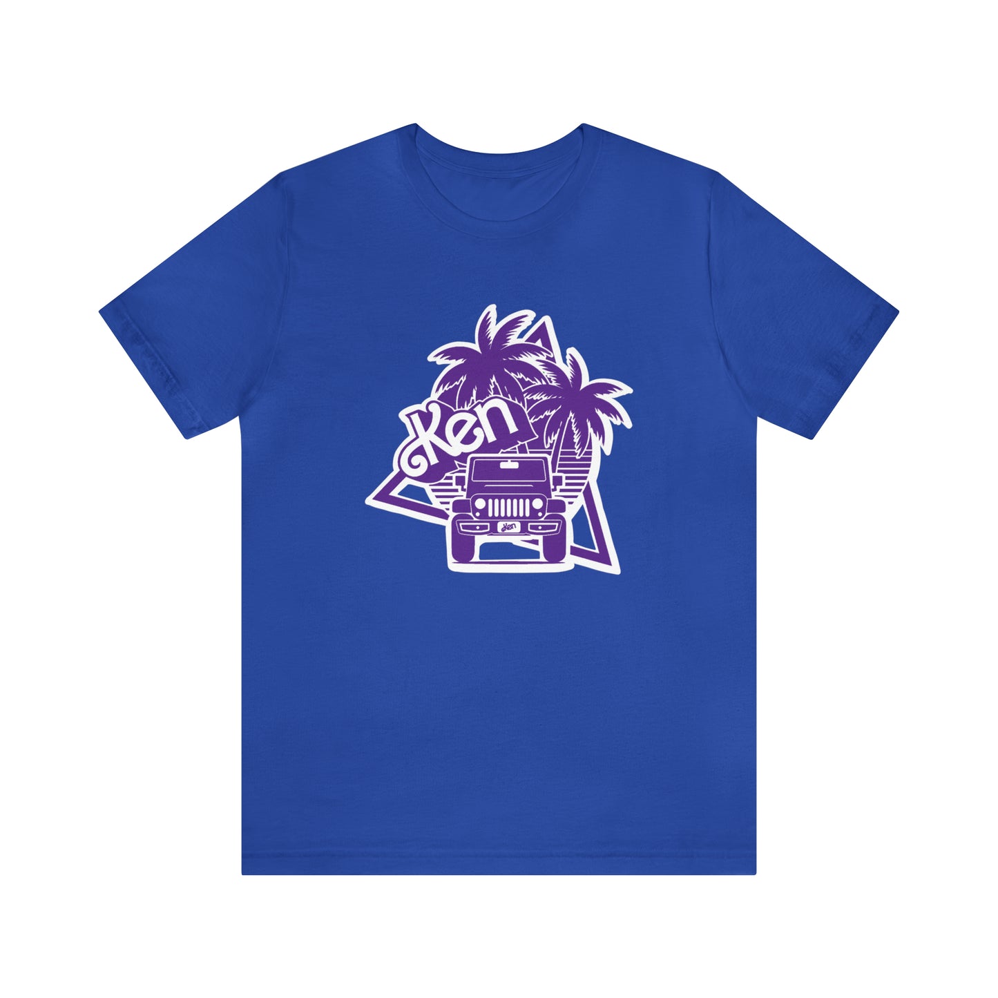 All Purple Ken, Beep Beep KEN Jeep, Unisex Jersey Short Sleeve Tee