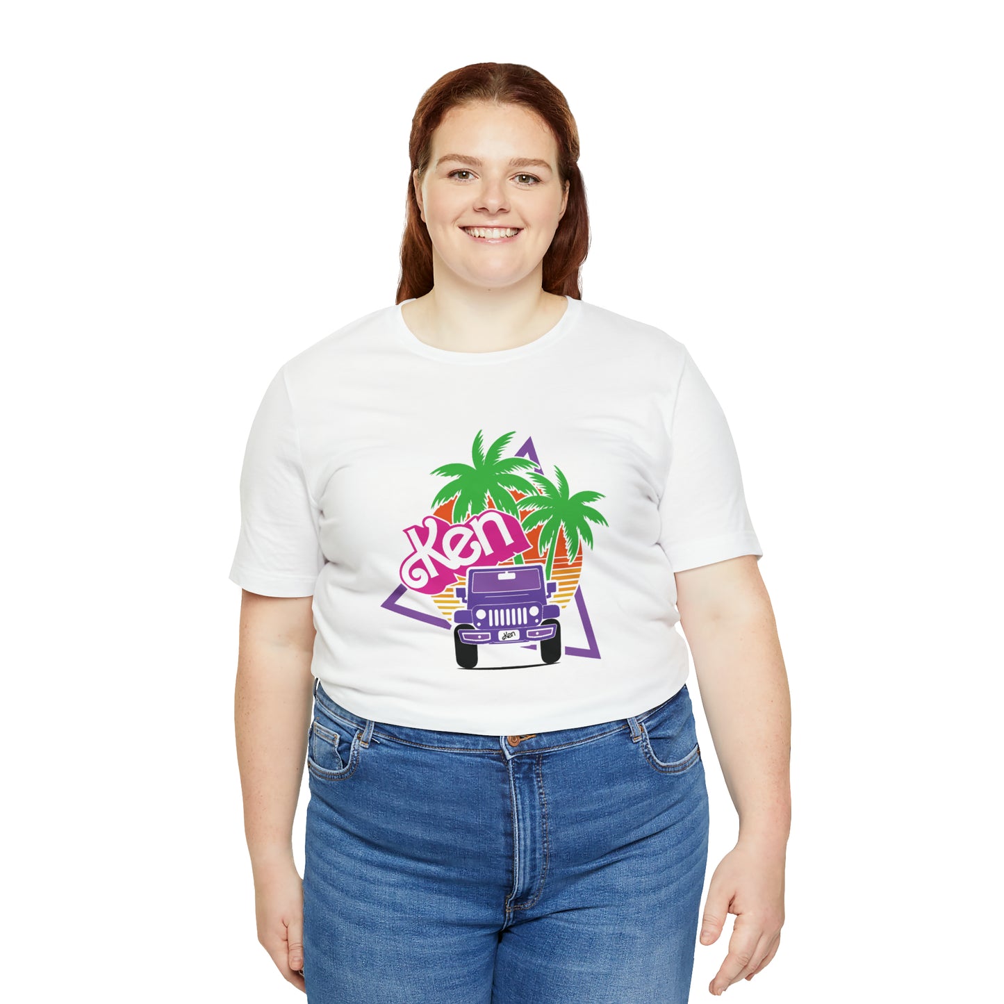 Purple Ken, Beep Beep KEN Jeep, Unisex Jersey Short Sleeve Tee