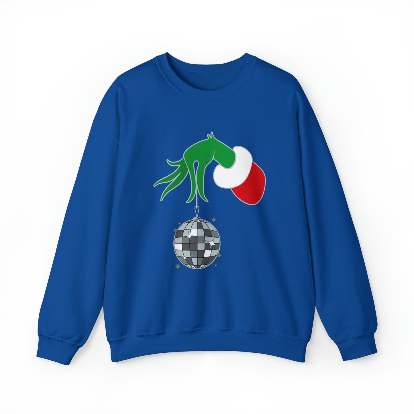 Grinchy Groovy and Bright Jingle Disco Ball - Sweatshirt