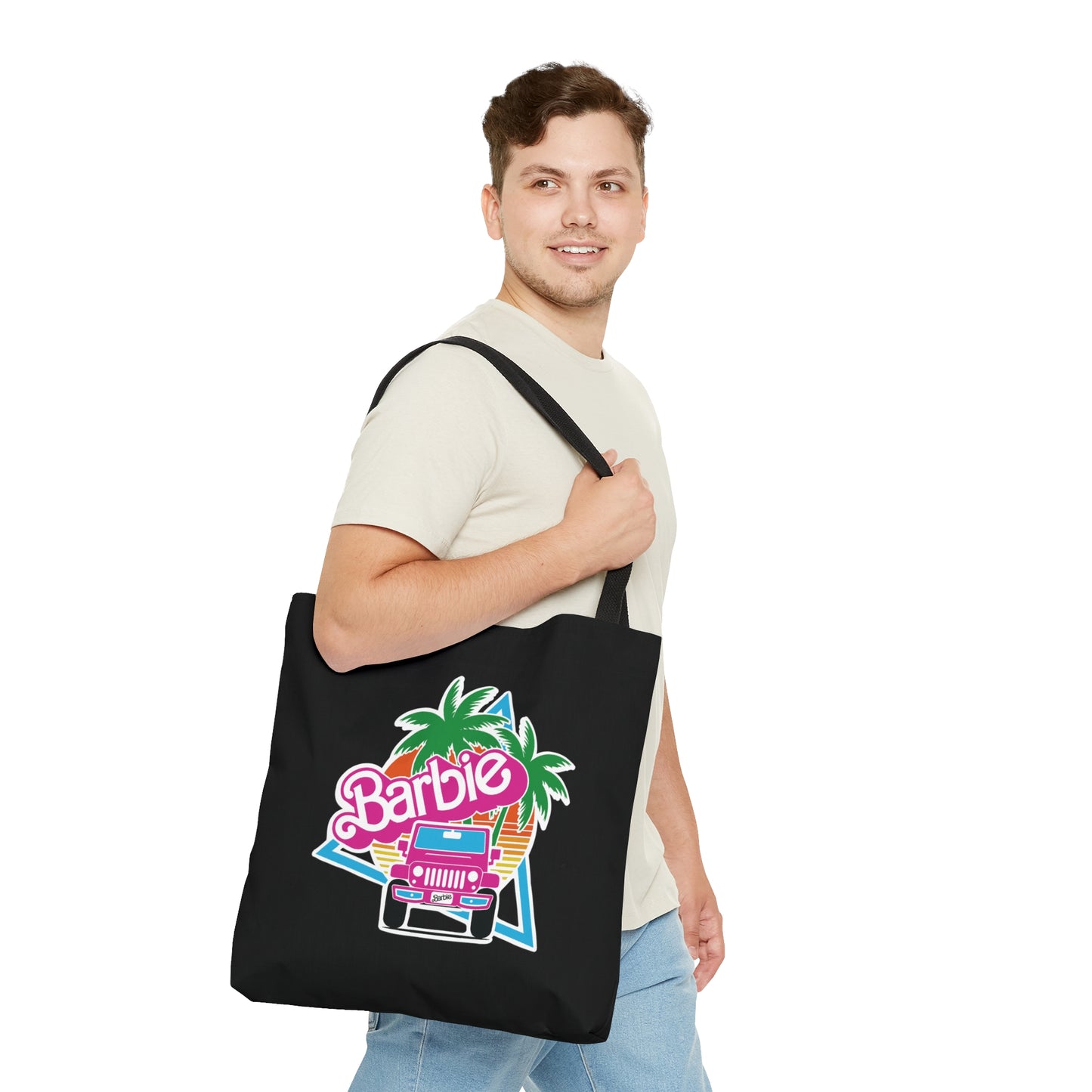 Black Kenough Barbie Jeep Tote Bag