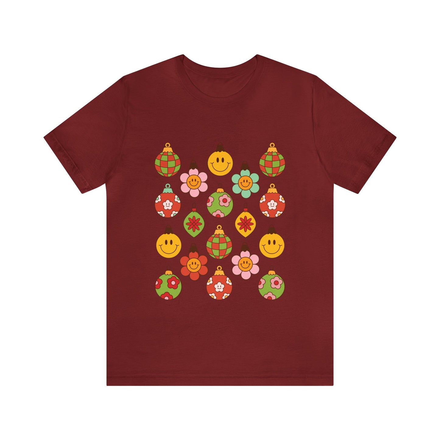 Groovy Christmas with back design - Unisex T-shirt