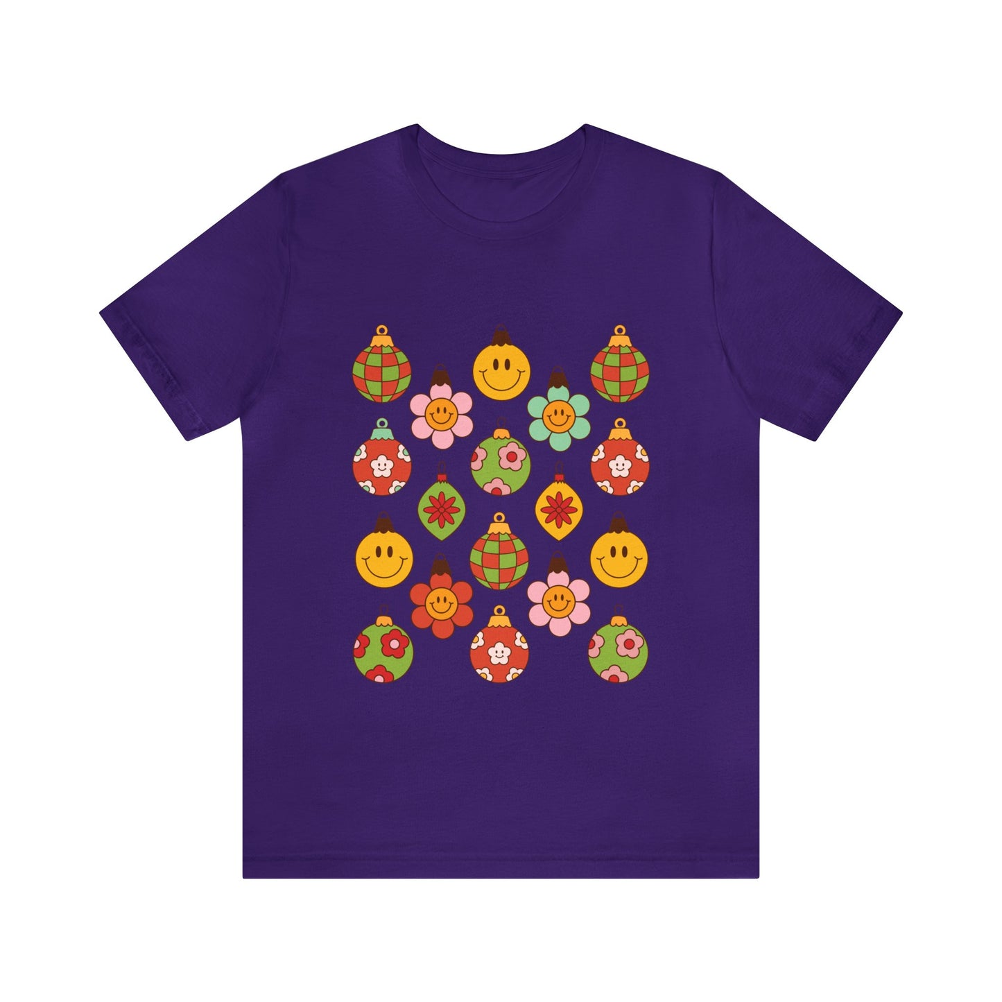 Groovy Christmas with back design - Unisex T-shirt