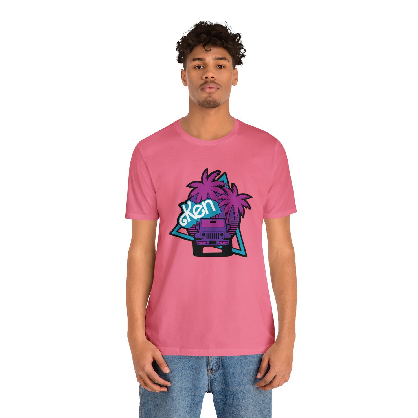 Neon Ken, Beep Beep KEN Jeep, Unisex Jersey Short Sleeve Tee