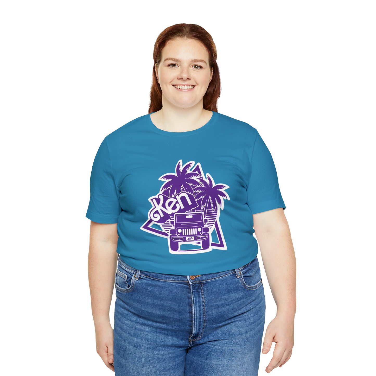 All Purple Ken, Beep Beep KEN Jeep, Unisex Jersey Short Sleeve Tee