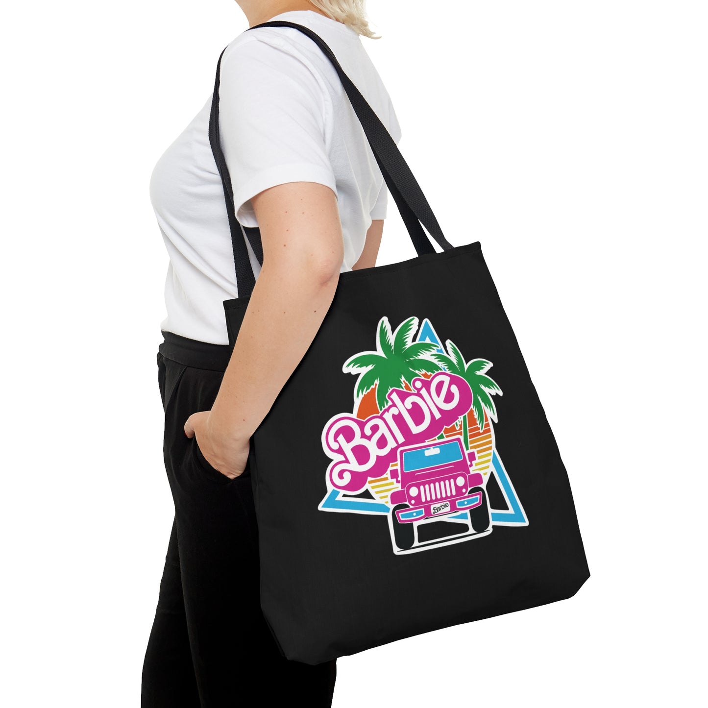 Black Kenough Barbie Jeep Tote Bag
