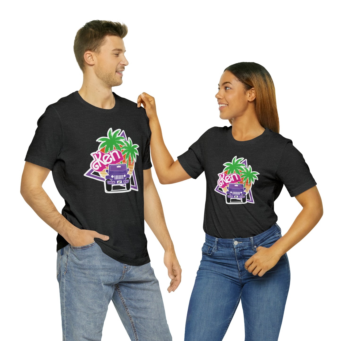 Purple Ken, Beep Beep KEN Jeep, Unisex Jersey Short Sleeve Tee