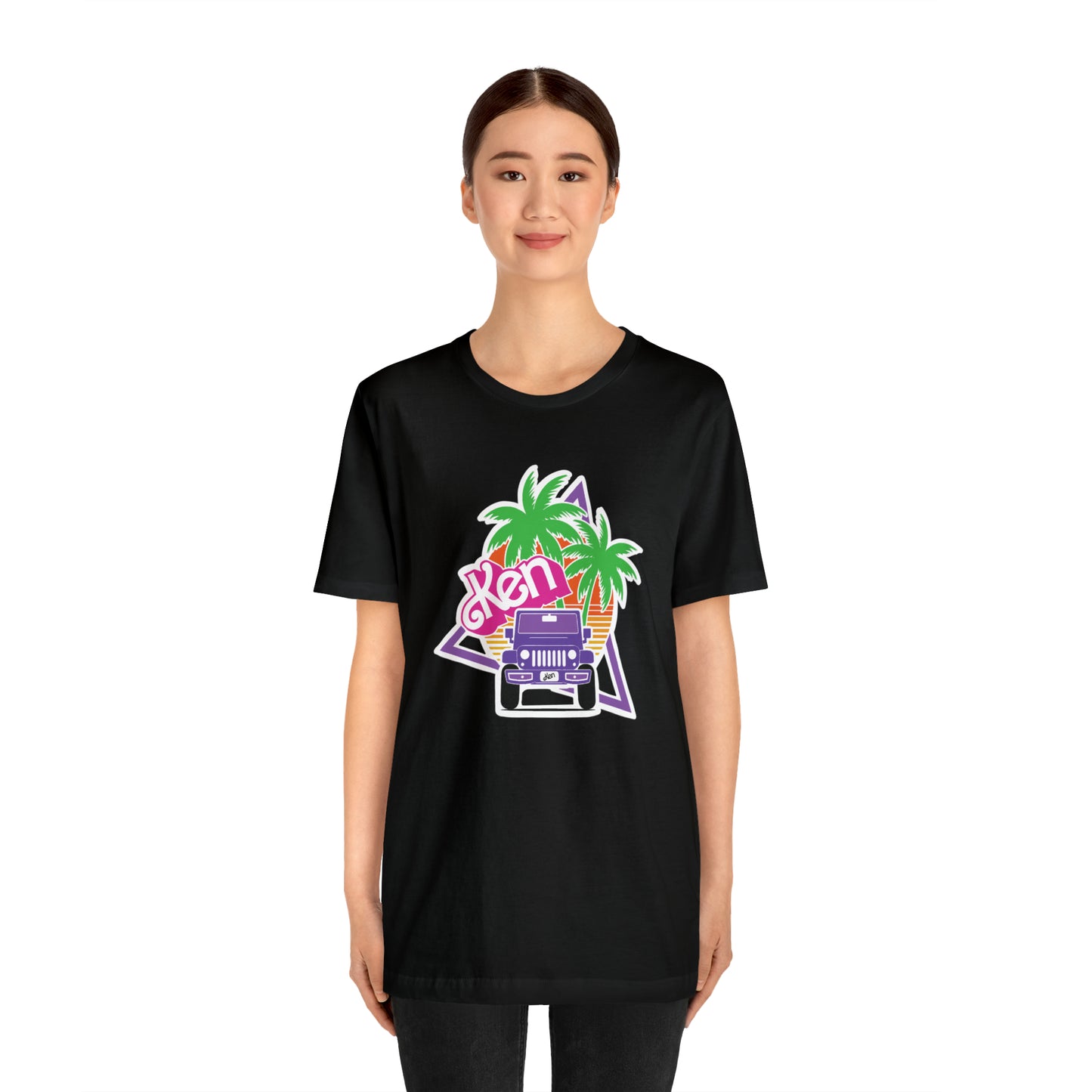 Purple Ken, Beep Beep KEN Jeep, Unisex Jersey Short Sleeve Tee