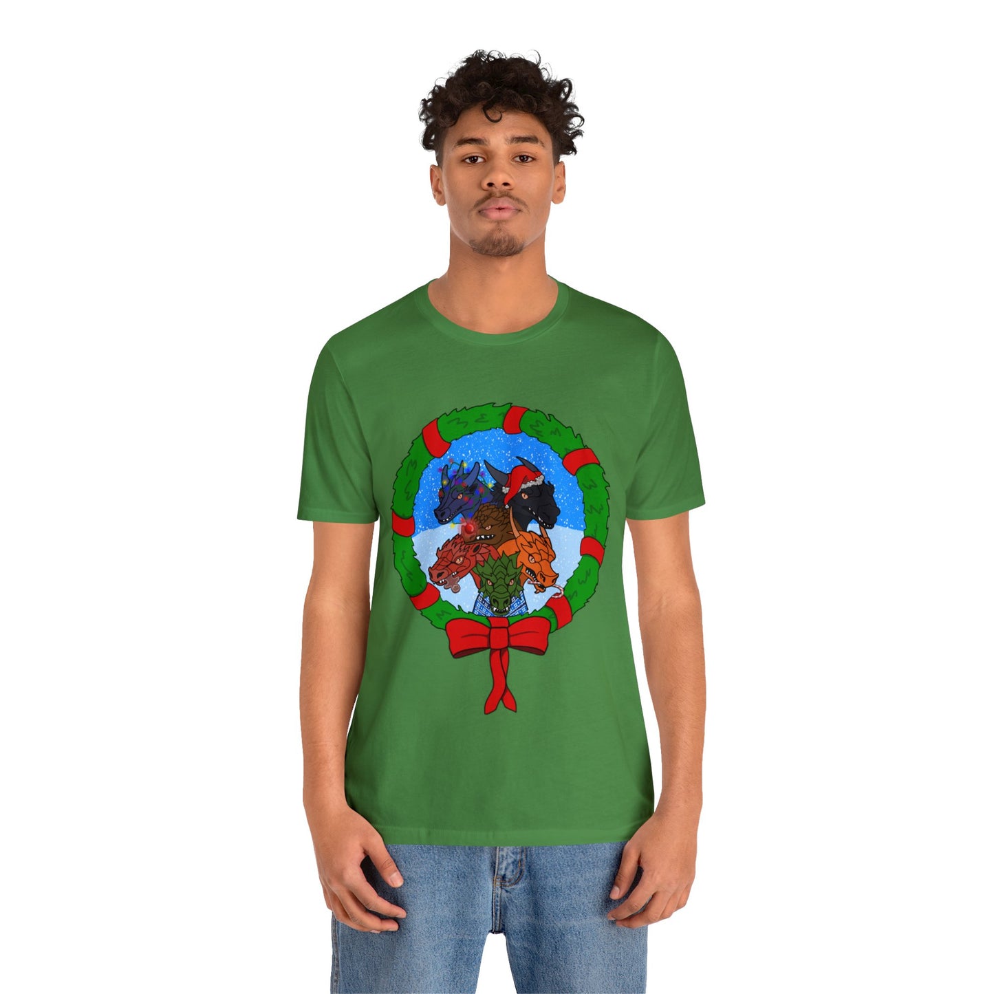 Dragon Christmas with Snowglobe Version - Unisex T-shirt
