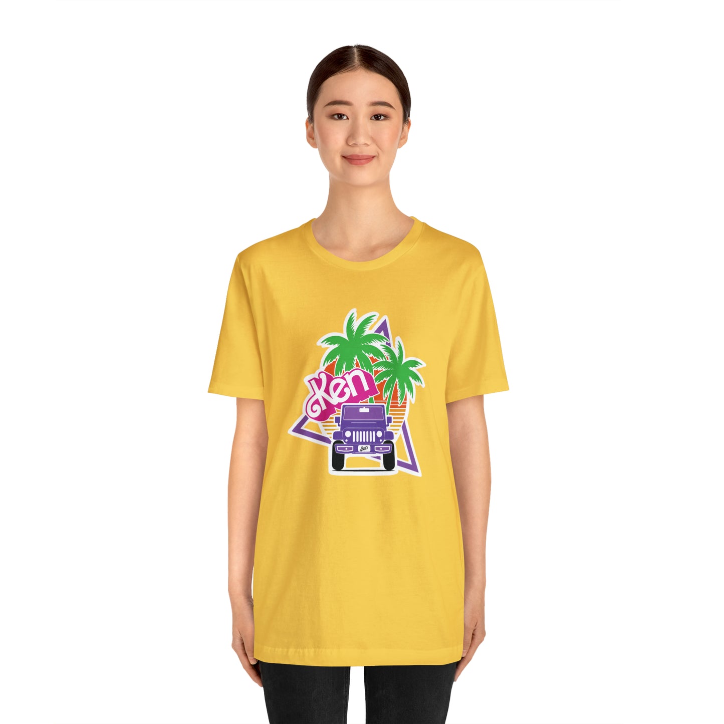 Purple Ken, Beep Beep KEN Jeep, Unisex Jersey Short Sleeve Tee