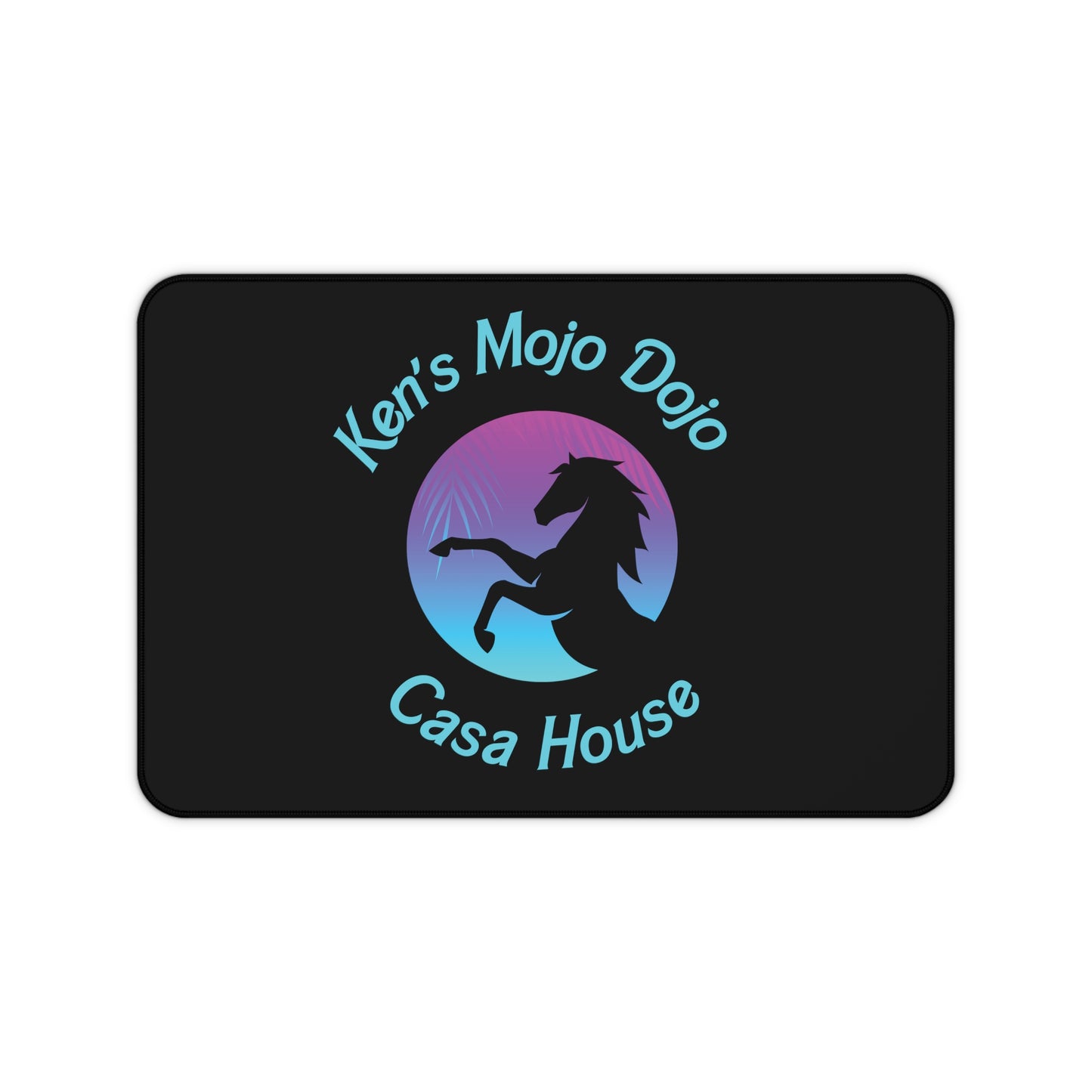 Moon Variant: Ken's Mojo Dojo Casa House Desk Mat, 12 x 18 inches