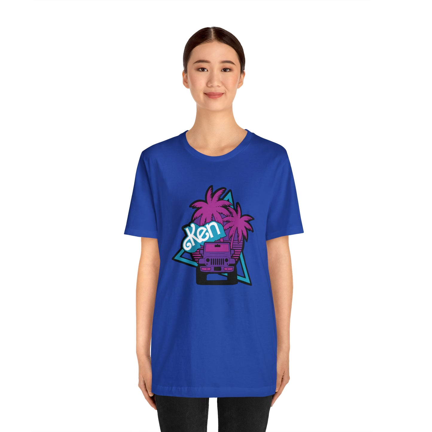 Neon Ken, Beep Beep KEN Jeep, Unisex Jersey Short Sleeve Tee