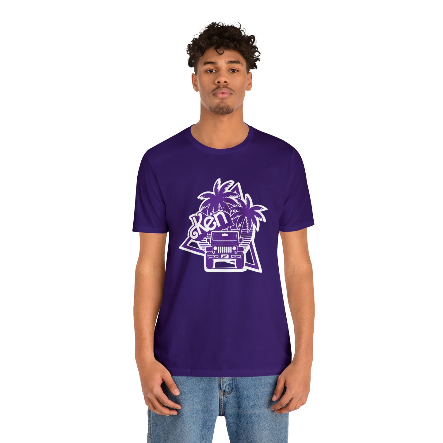 All Purple Ken, Beep Beep KEN Jeep, Unisex Jersey Short Sleeve Tee
