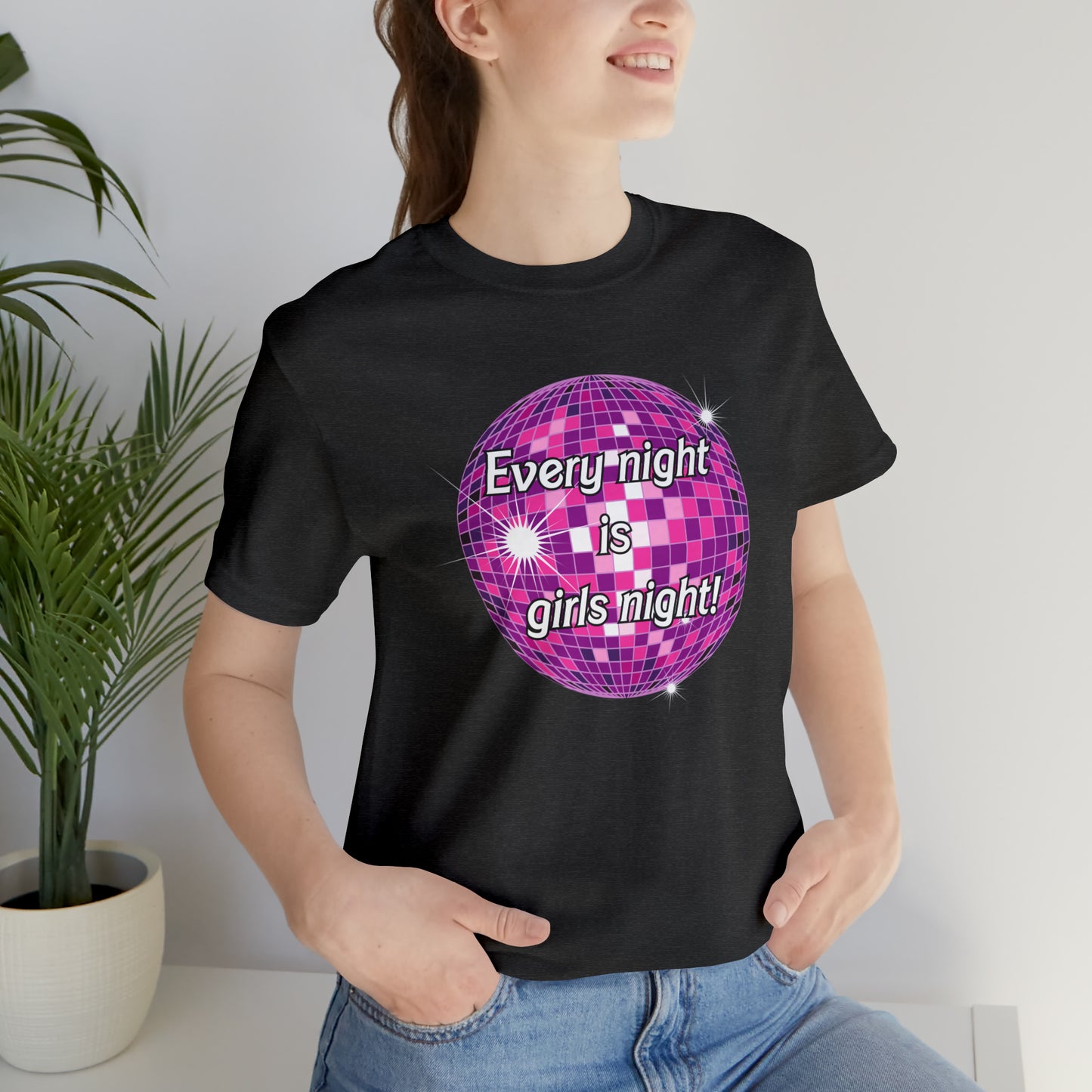 Disco Girls Night barbie, Unisex Jersey Short Sleeve Tee