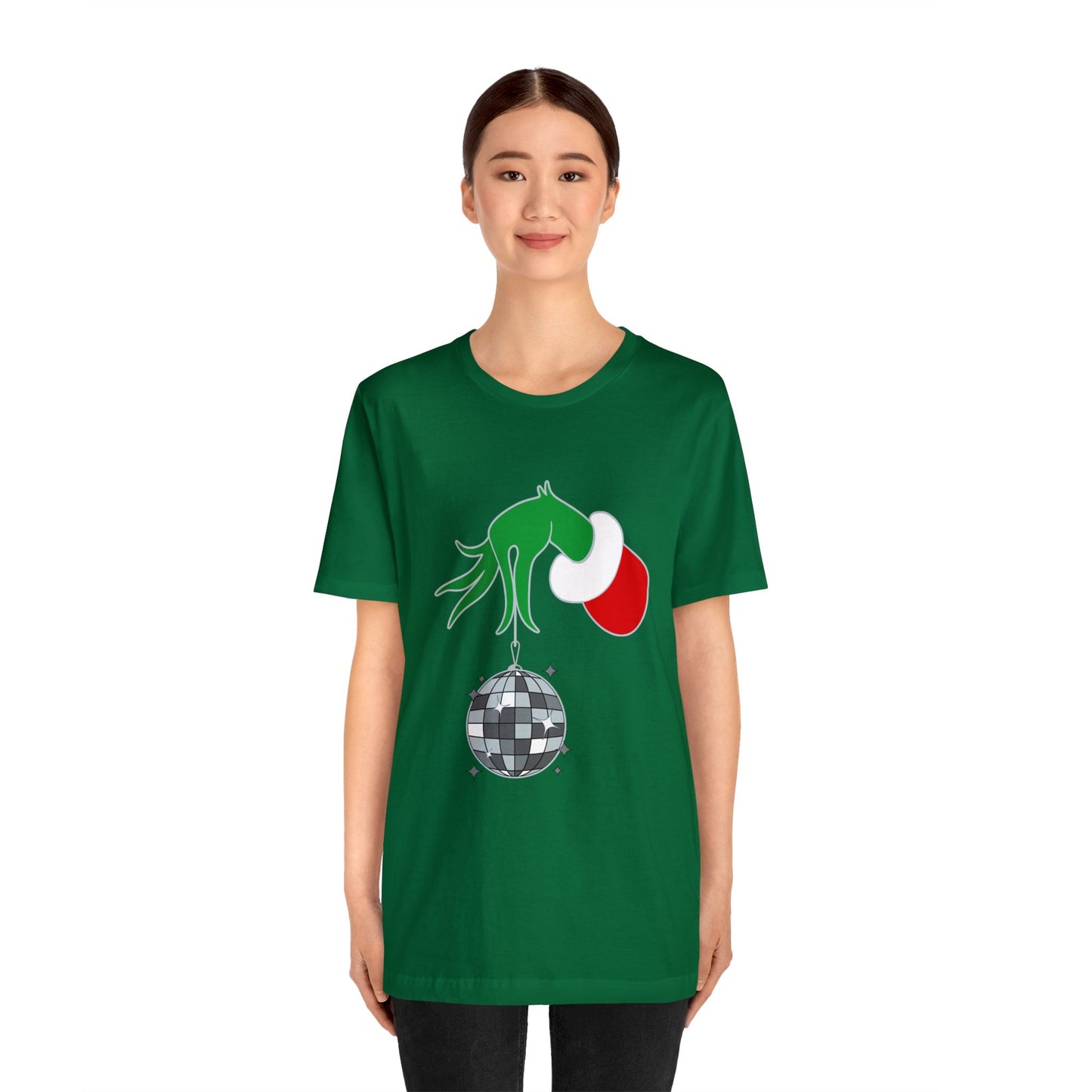 Grinchy Groovy and Bright Jingle Disco Ball - Unisex T-shirt