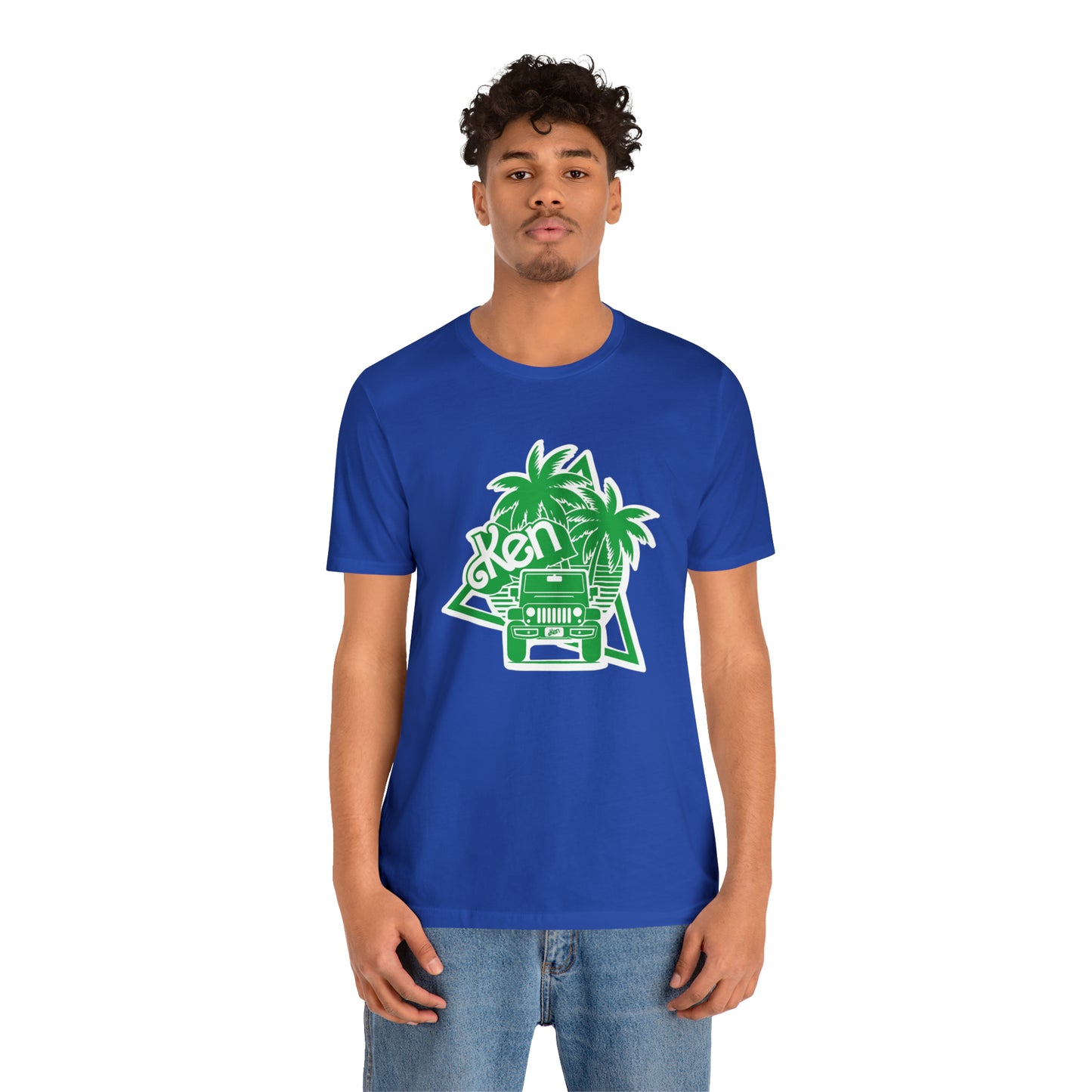 All green Ken, Beep Beep KEN Jeep, Unisex Jersey Short Sleeve Tee