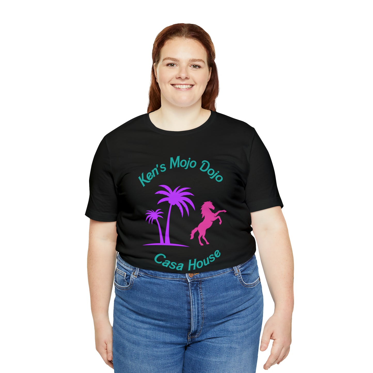 Palm Horse, Mojo Dojo Casa House, Unisex Jersey Short Sleeve Tee