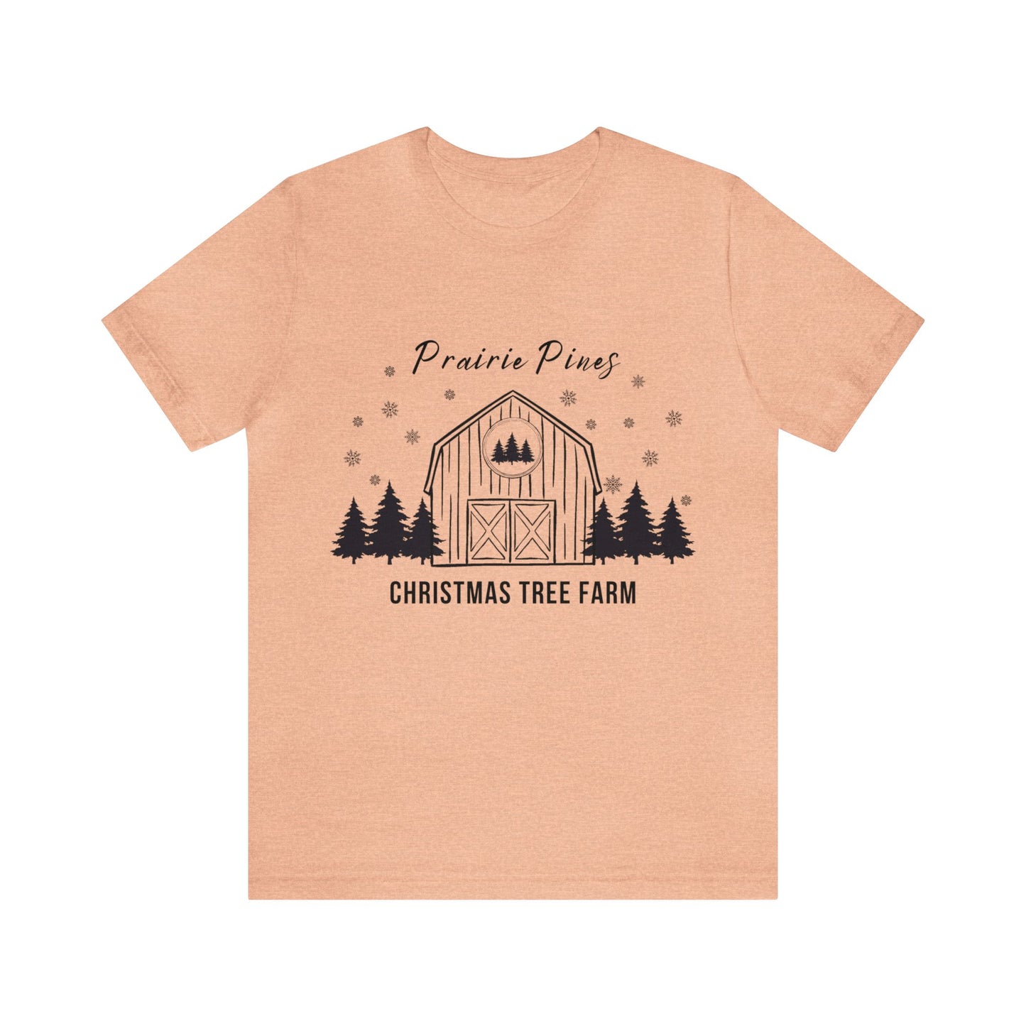 Prairie Pines Black Text - Unisex T-shirt