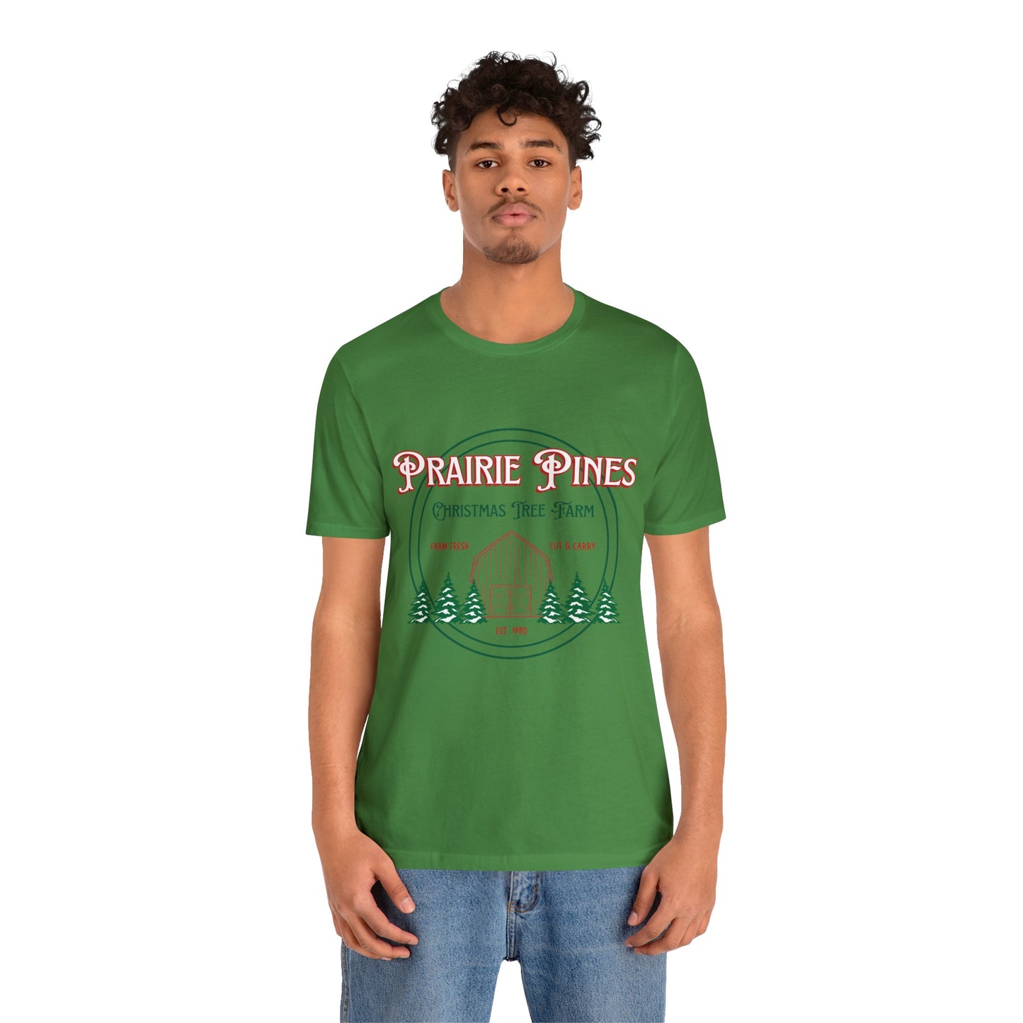 Vintage Prairie Pines Christmas Tree Farm - Unisex T-shirt