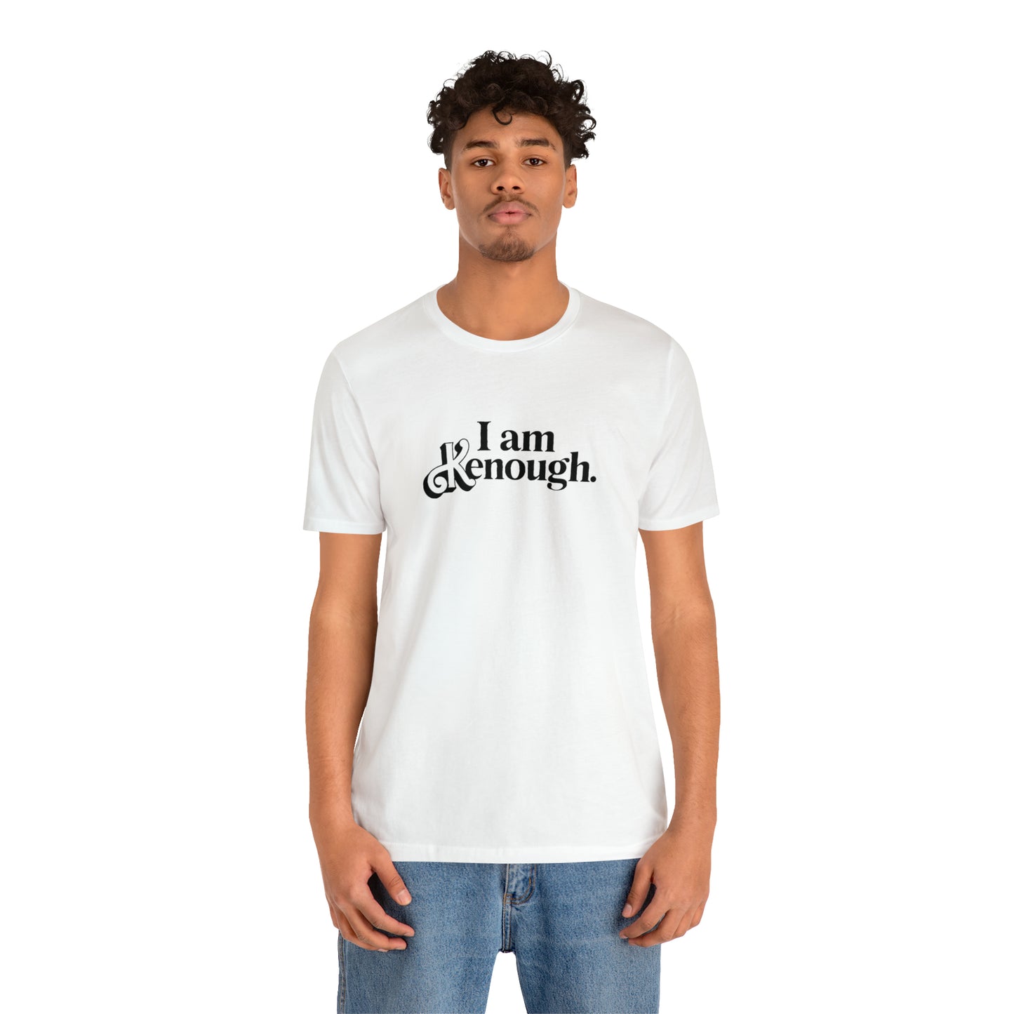 Black Kenough, Unisex Jersey Short Sleeve Tee