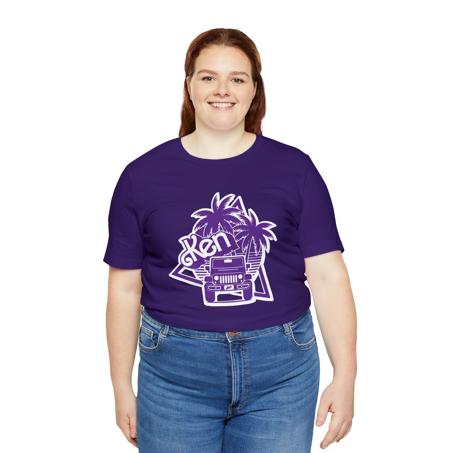 All Purple Ken, Beep Beep KEN Jeep, Unisex Jersey Short Sleeve Tee