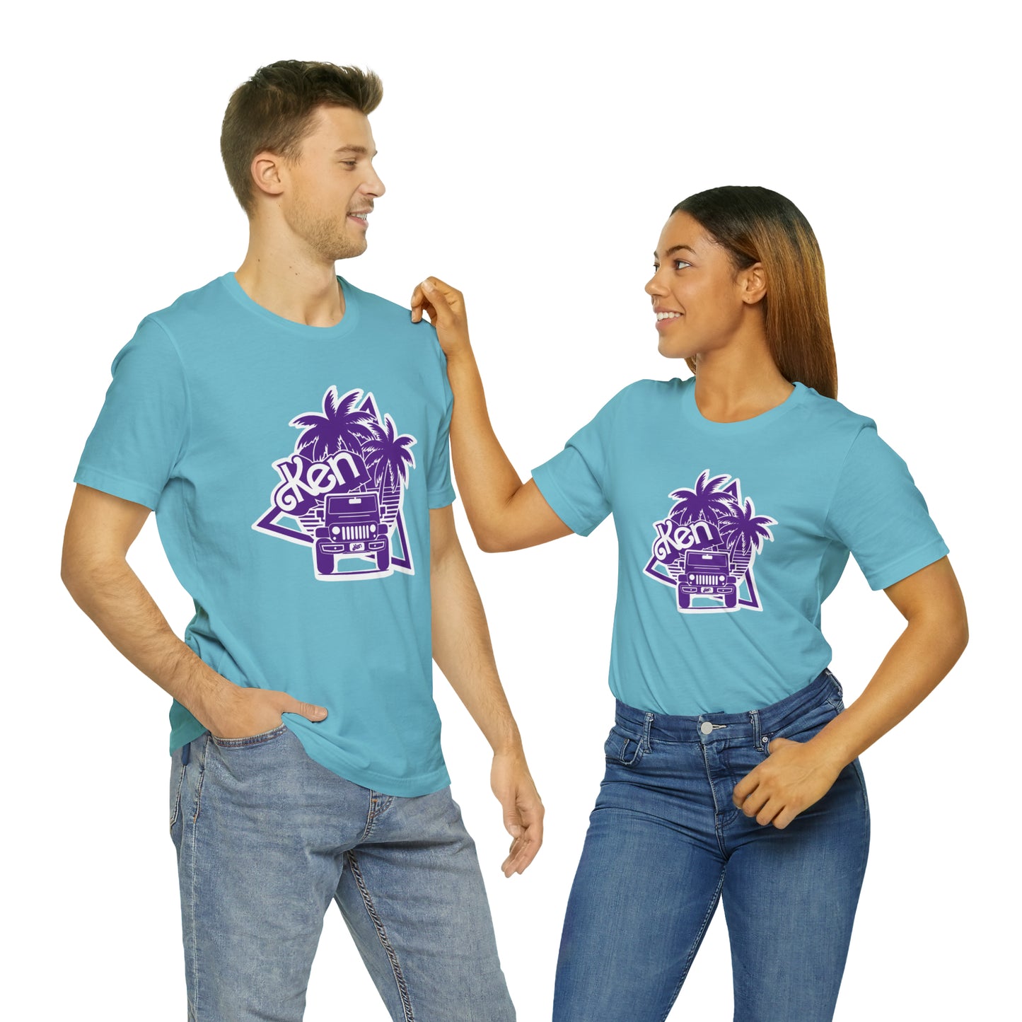 All Purple Ken, Beep Beep KEN Jeep, Unisex Jersey Short Sleeve Tee