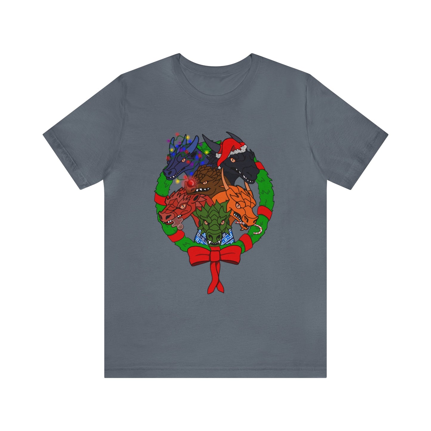 Dragon Christmas with no snow version - Unisex T-shirt