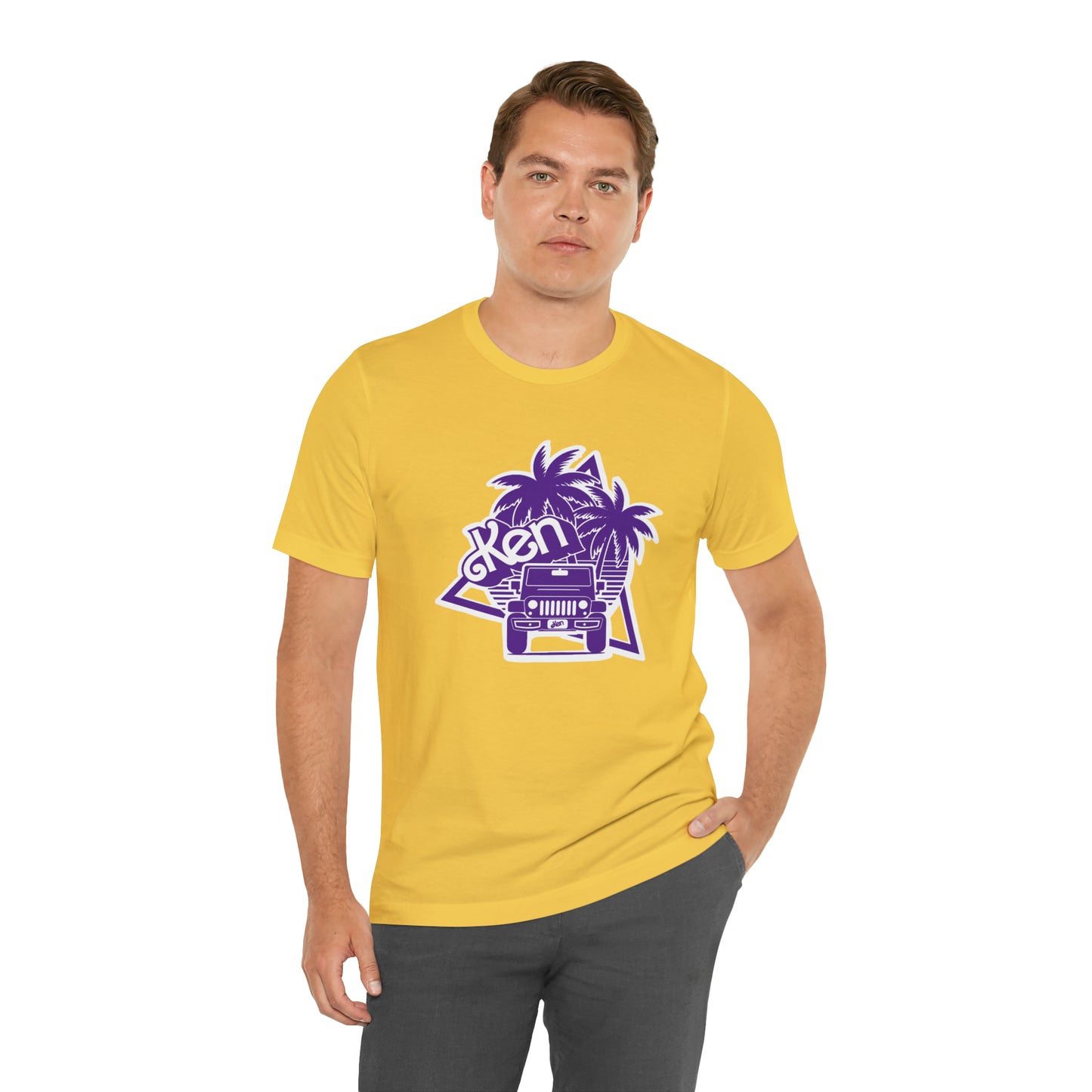 All Purple Ken, Beep Beep KEN Jeep, Unisex Jersey Short Sleeve Tee