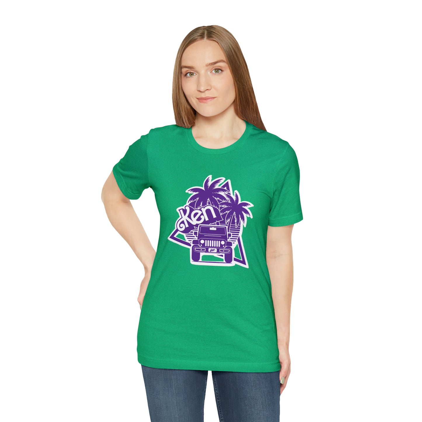 All Purple Ken, Beep Beep KEN Jeep, Unisex Jersey Short Sleeve Tee