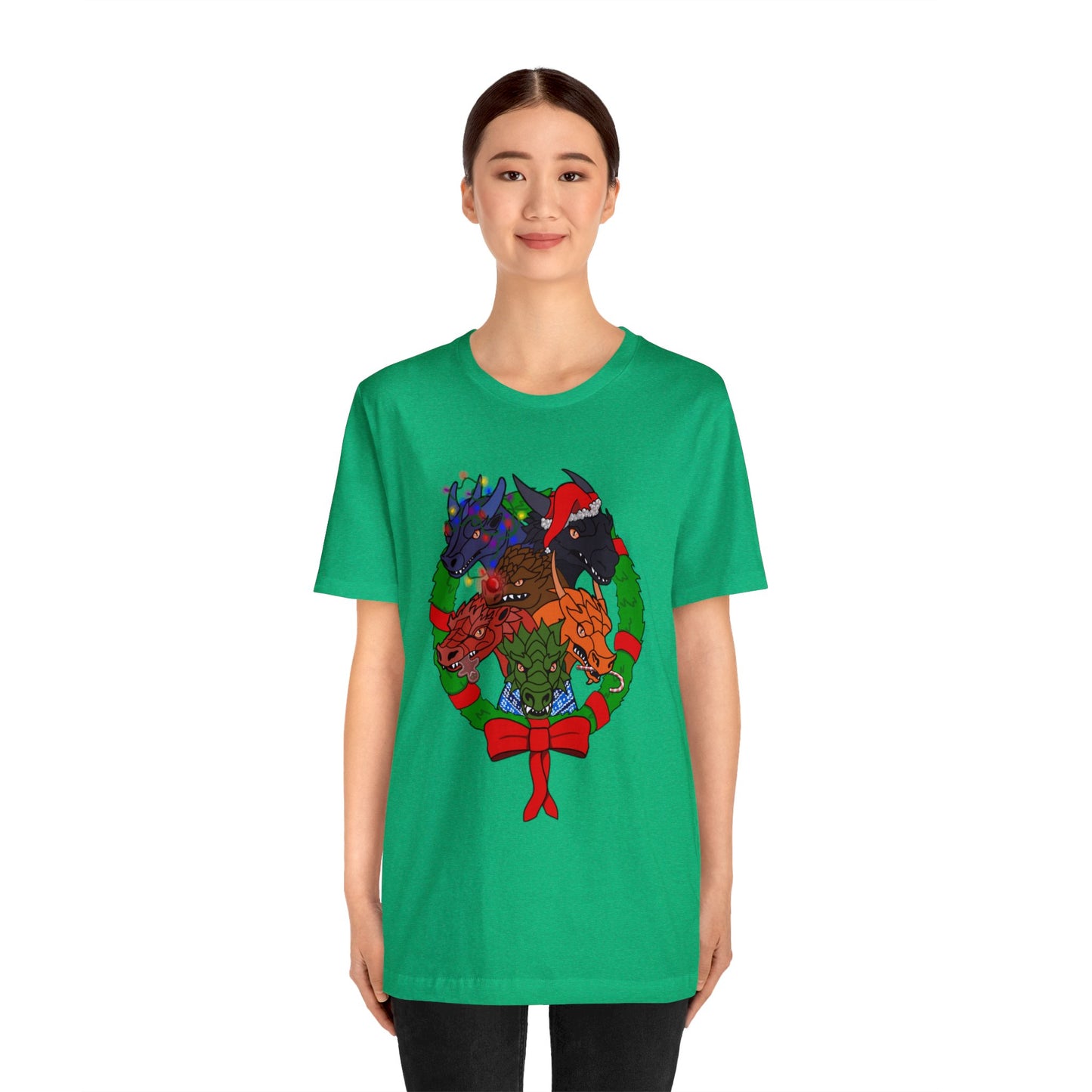 Dragon Christmas with no snow version - Unisex T-shirt