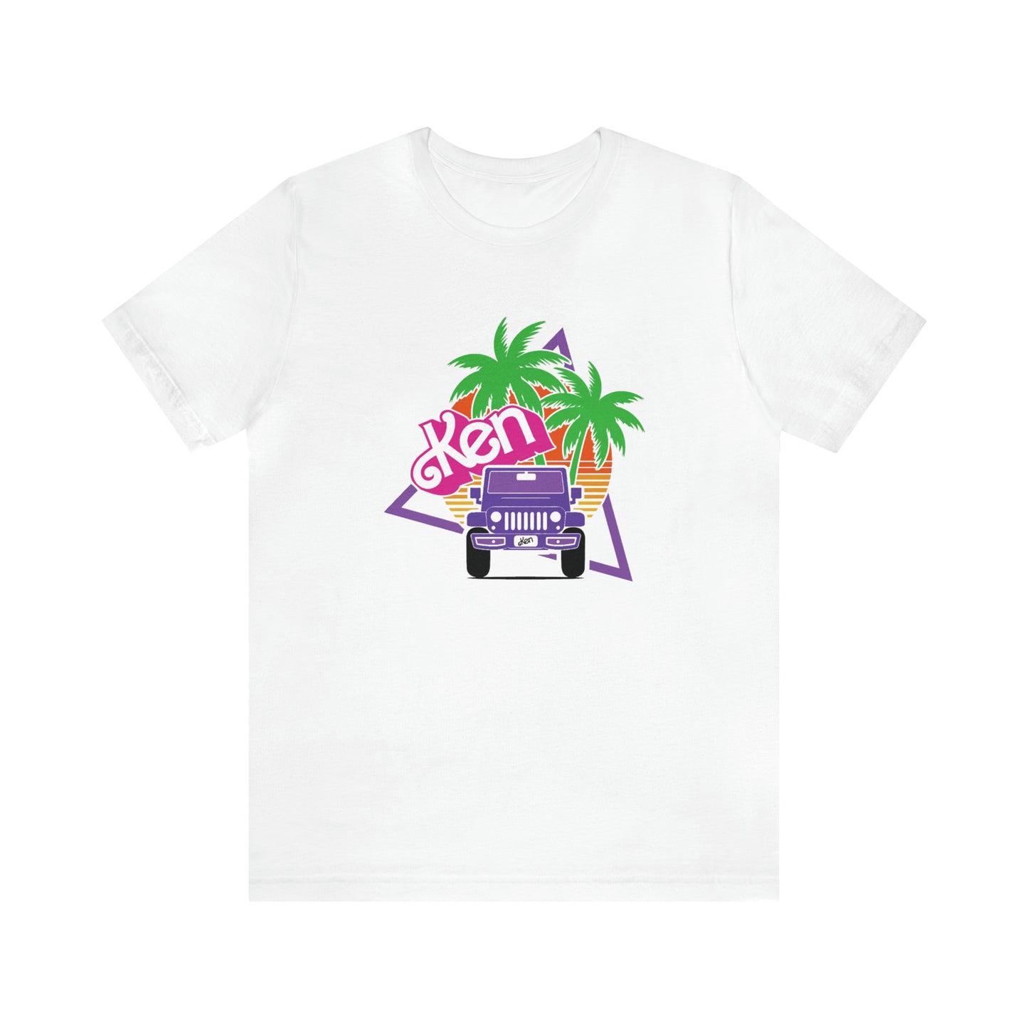 Purple Ken, Beep Beep KEN Jeep, Unisex Jersey Short Sleeve Tee