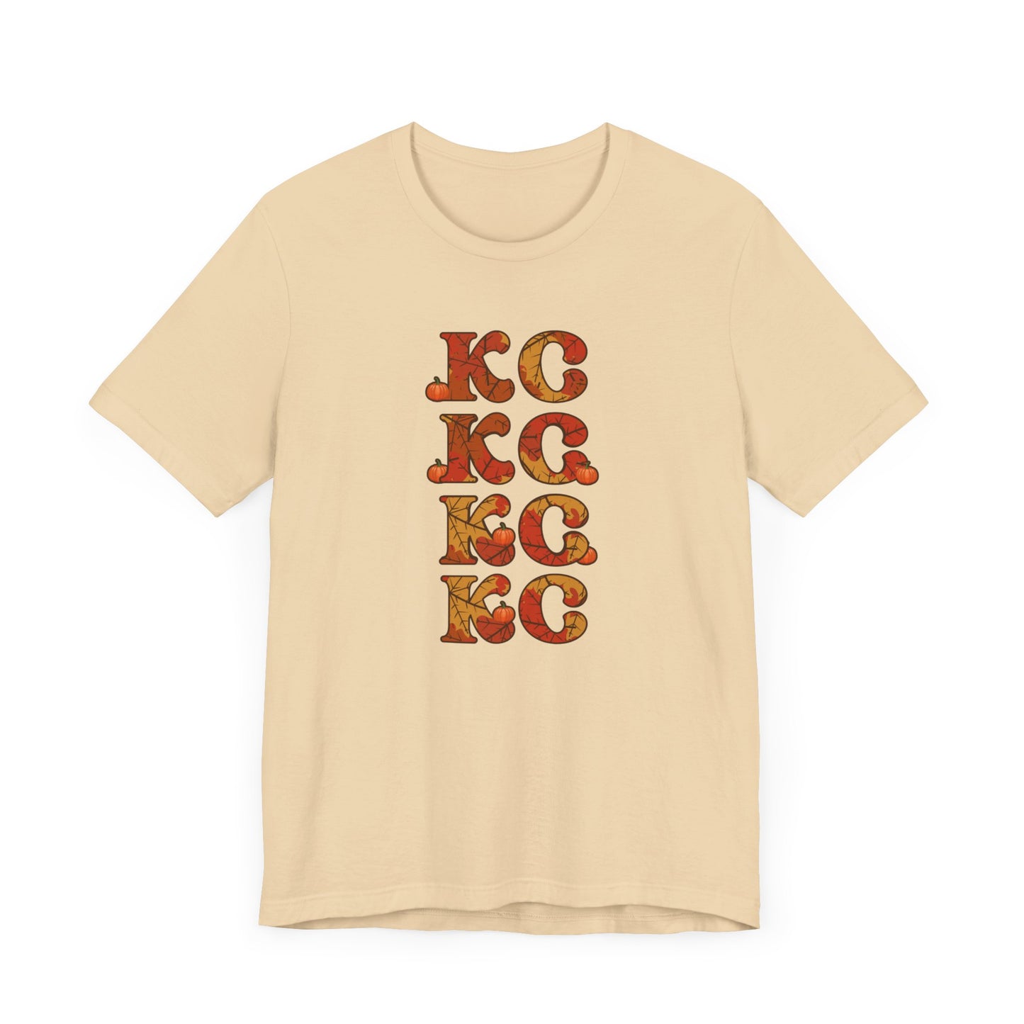 Leaves - Kansas City Fall, Unisex Jersey Short Sleeve Tee