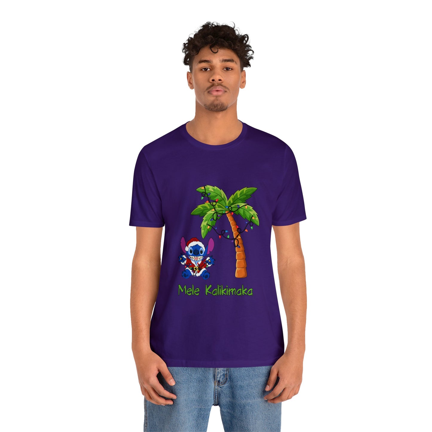 Mele Kalikimaka Stitch - Unisex T-shirt