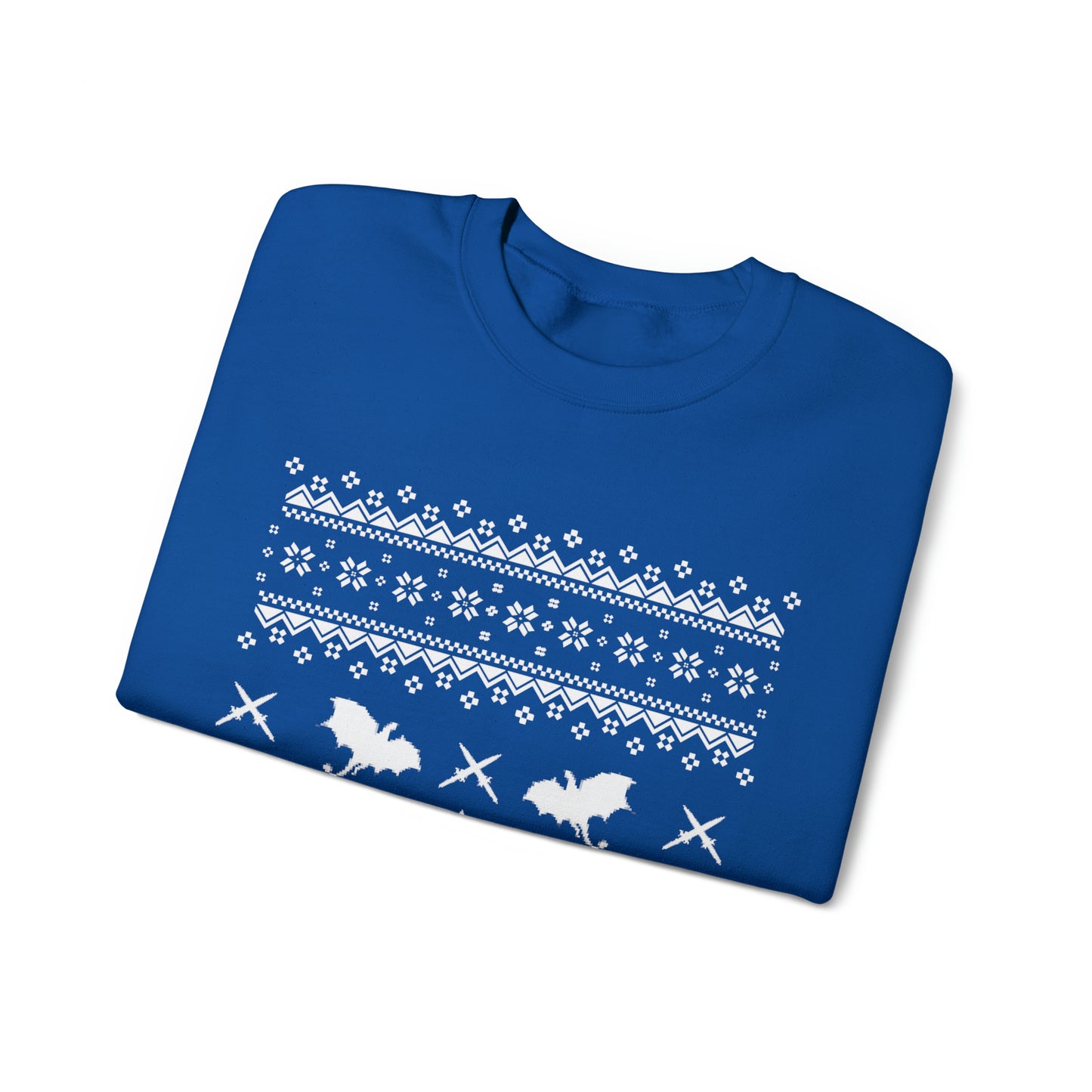 8-Bit Dragon Christmas version 1 - Unisex Sweatshirt