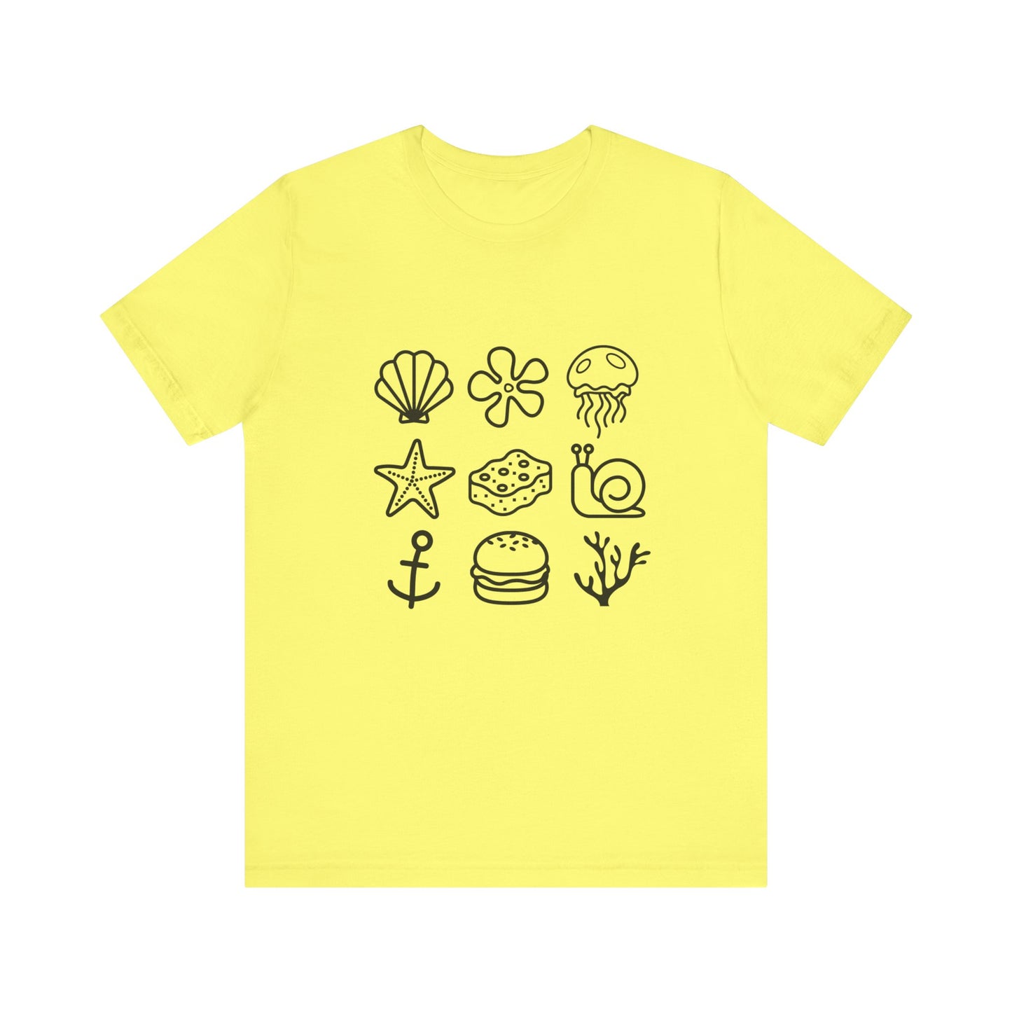 Spongey Minimalist Grid - Unisex Shirt