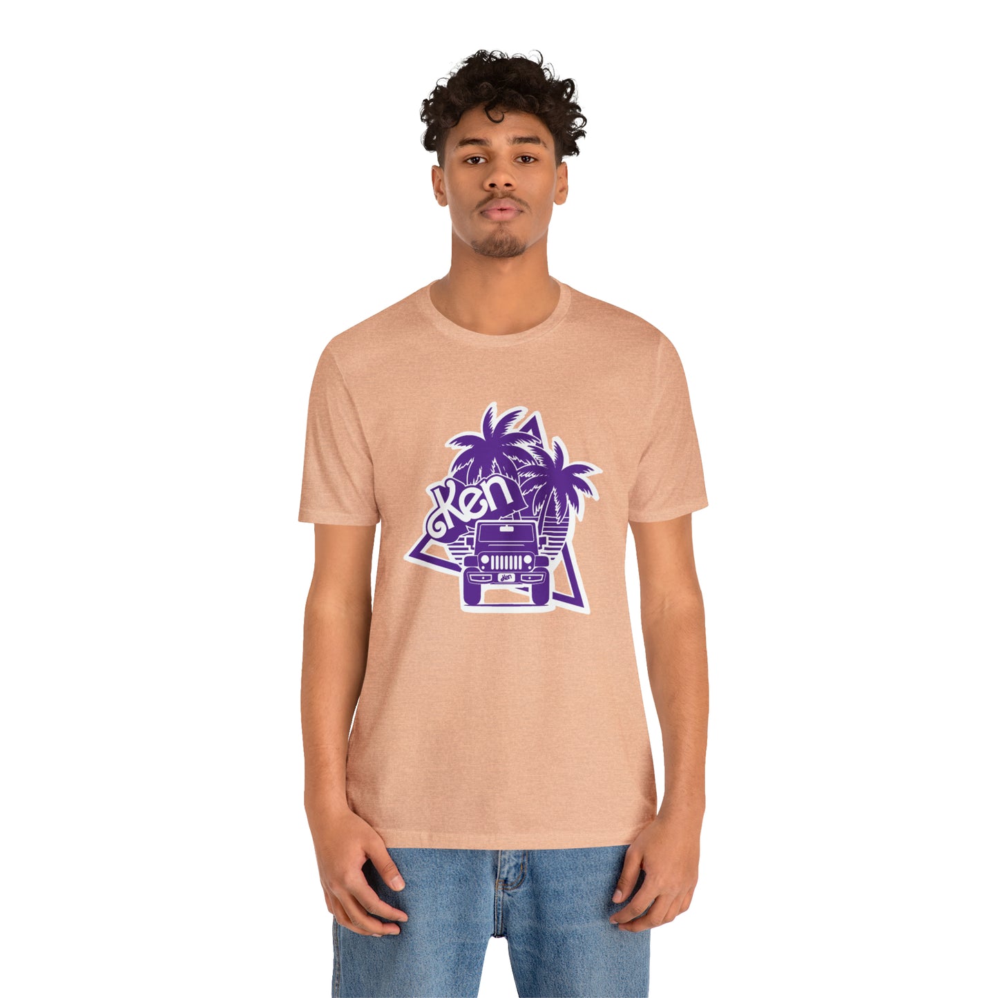All Purple Ken, Beep Beep KEN Jeep, Unisex Jersey Short Sleeve Tee