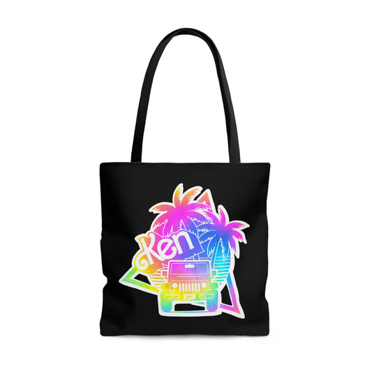 Pastel Tie Dye Kenough Jeep Tote Bag
