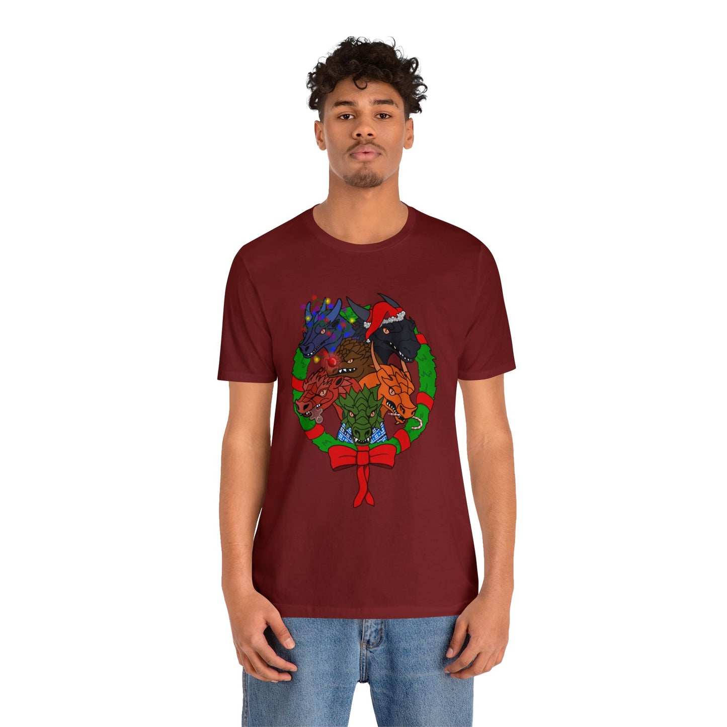 Dragon Christmas with no snow version - Unisex T-shirt