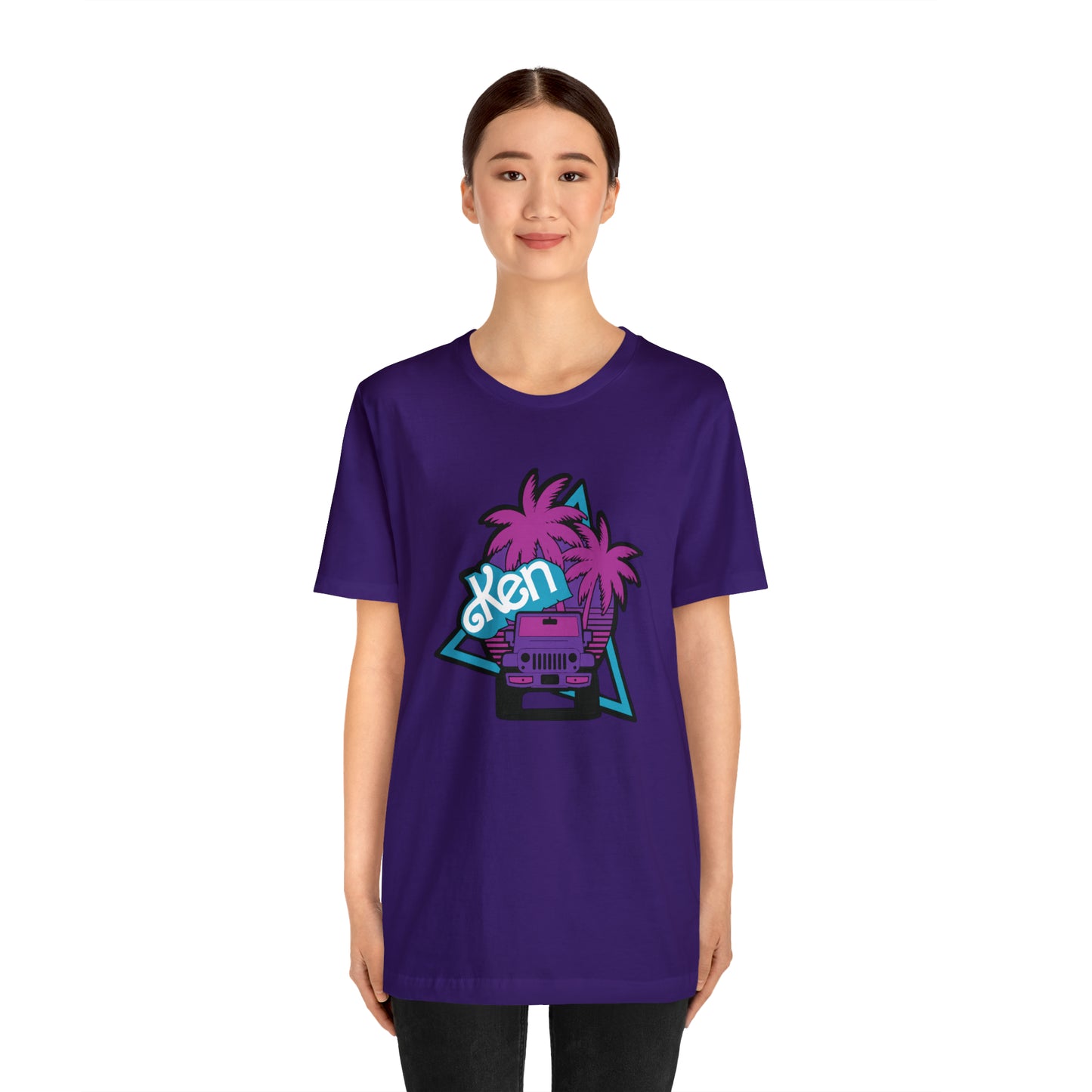 Neon Ken, Beep Beep KEN Jeep, Unisex Jersey Short Sleeve Tee