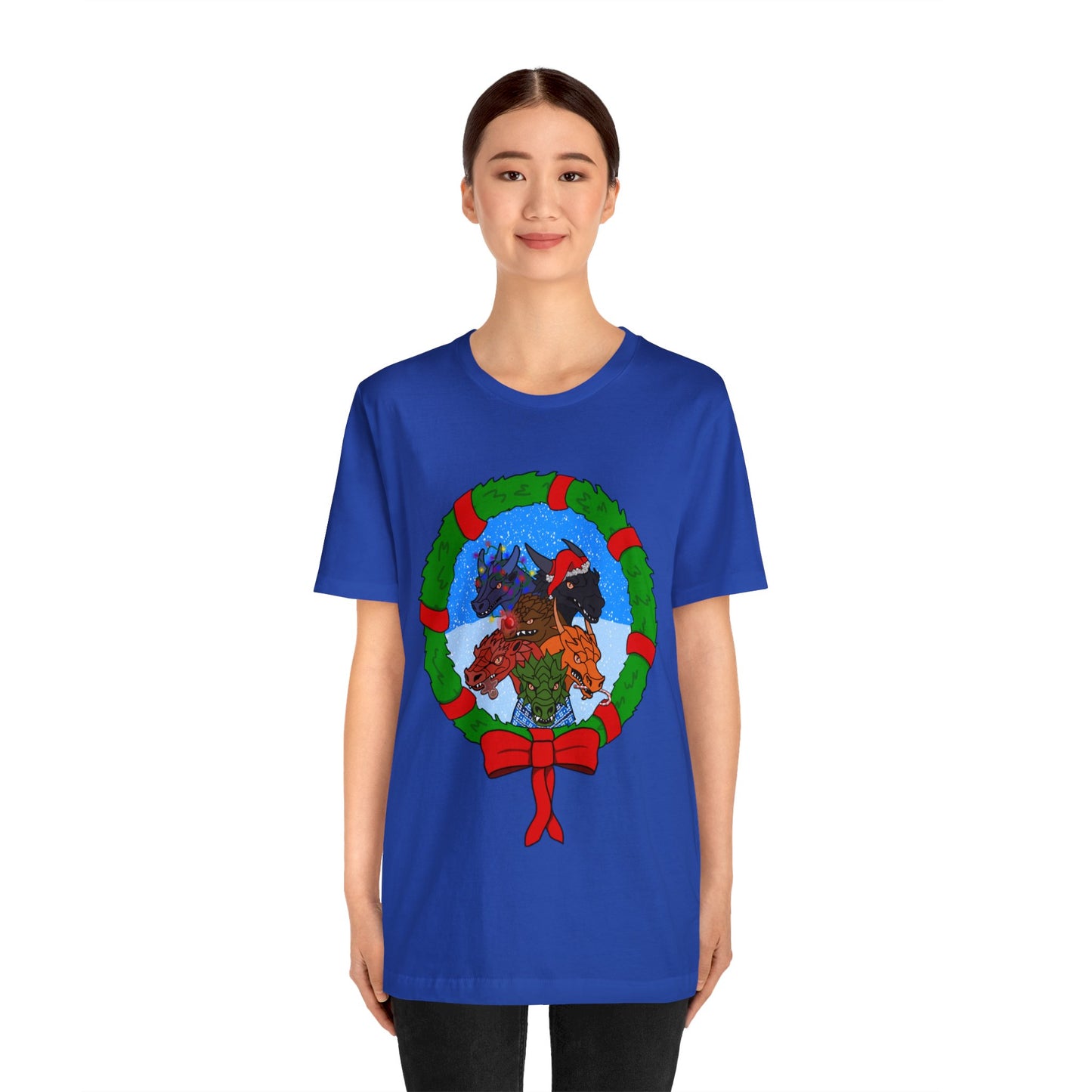 Dragon Christmas with Snowglobe Version - Unisex T-shirt