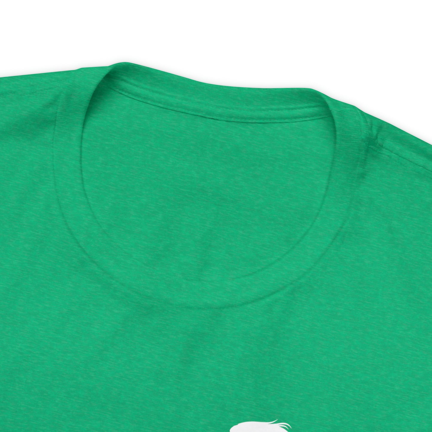 White Silhouette Horse, Mojo Dojo Casa House, Unisex Jersey Short Sleeve Tee