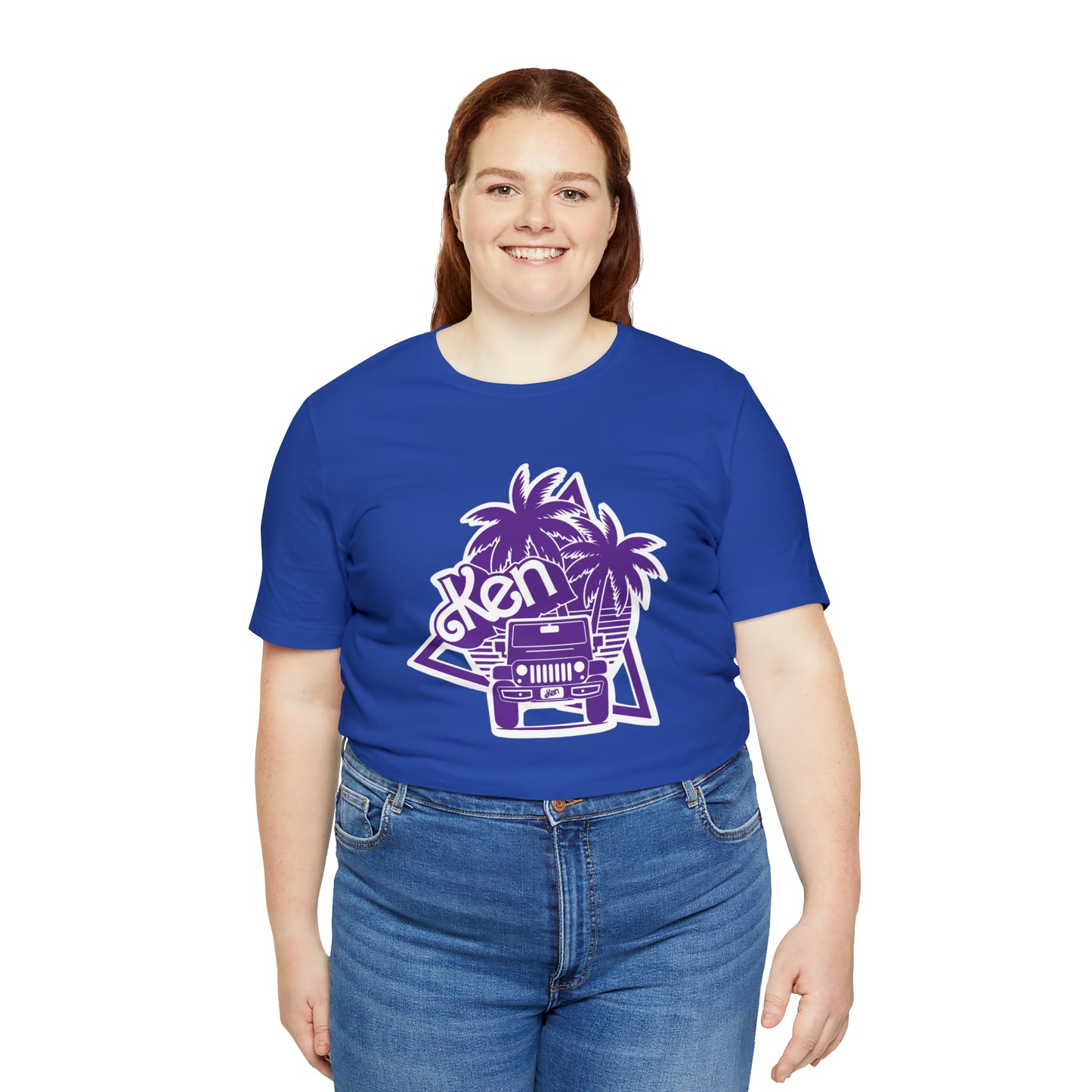 All Purple Ken, Beep Beep KEN Jeep, Unisex Jersey Short Sleeve Tee