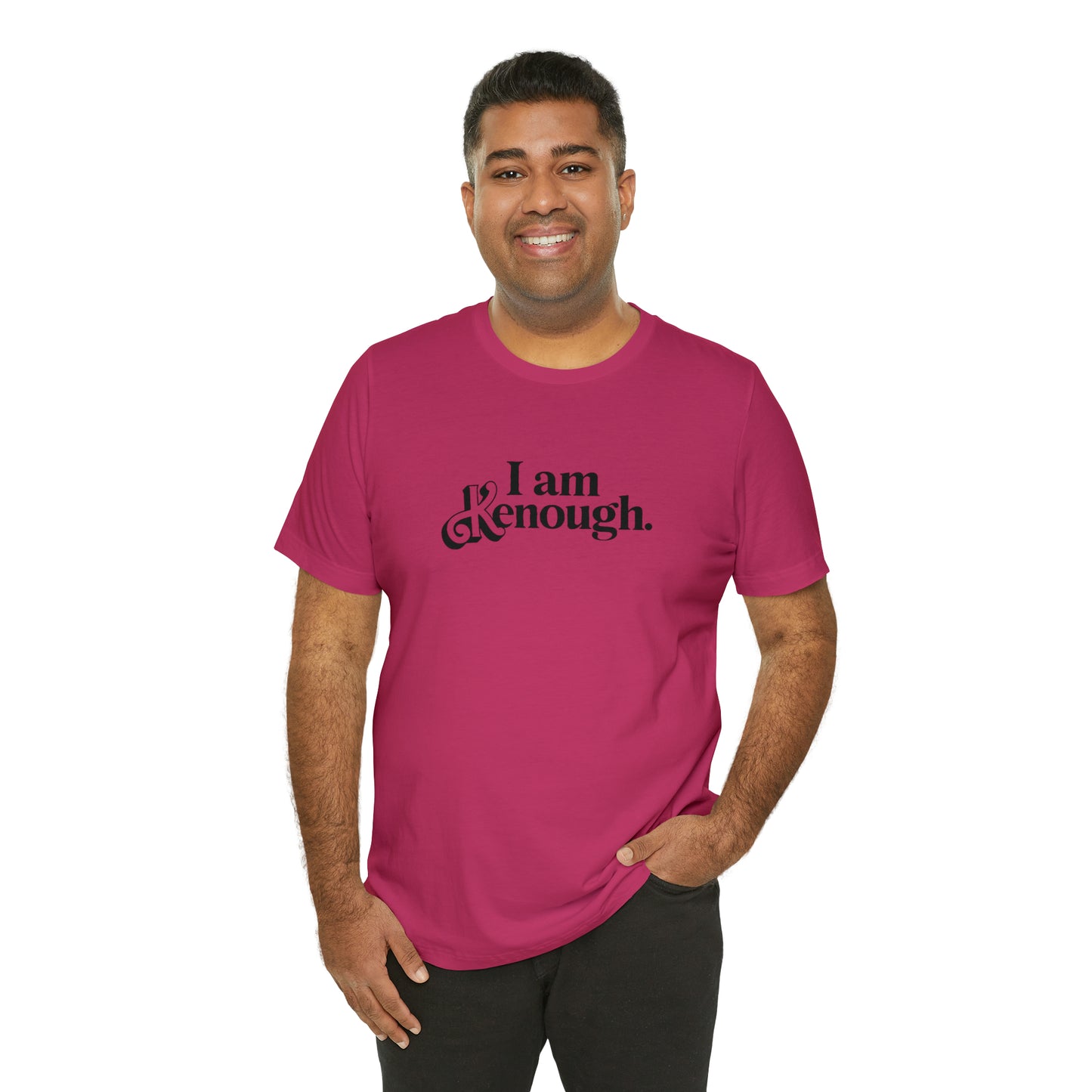Black Kenough, Unisex Jersey Short Sleeve Tee