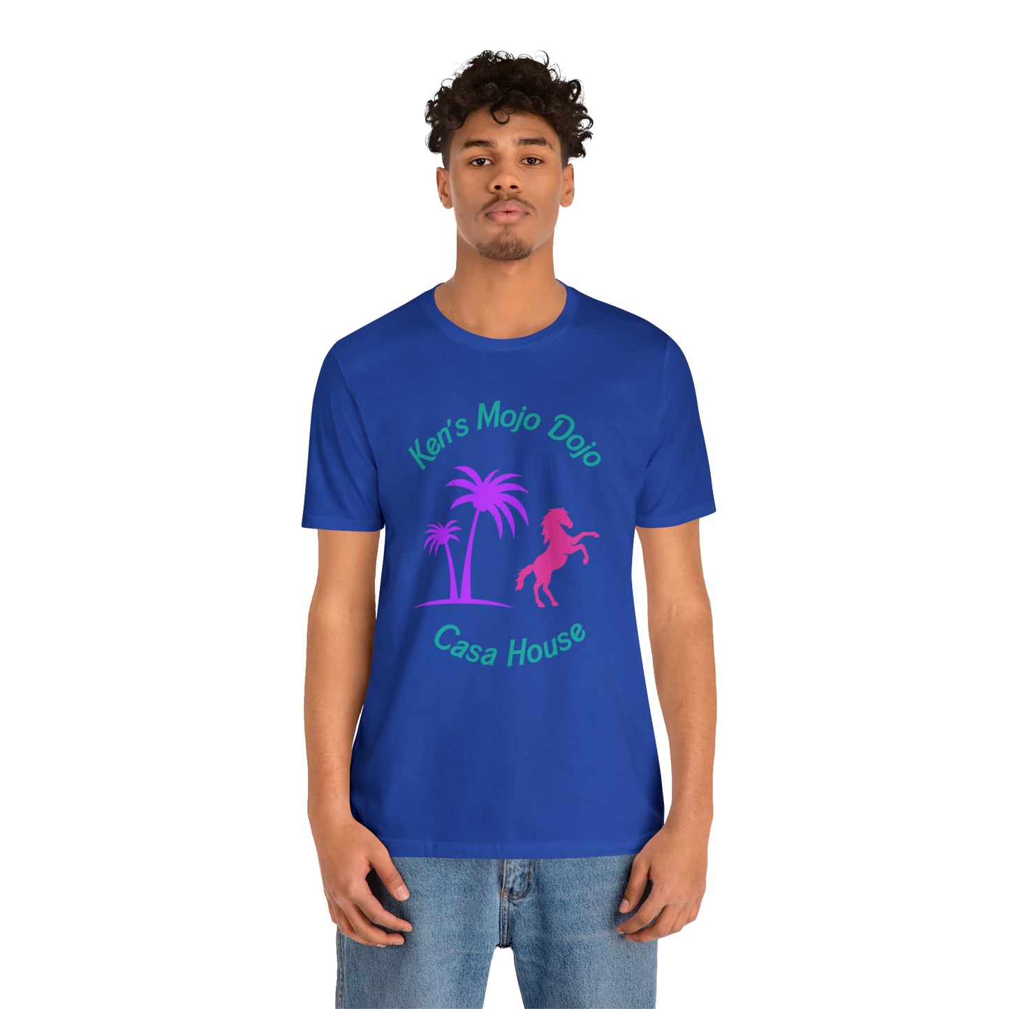 Palm Horse, Mojo Dojo Casa House, Unisex Jersey Short Sleeve Tee