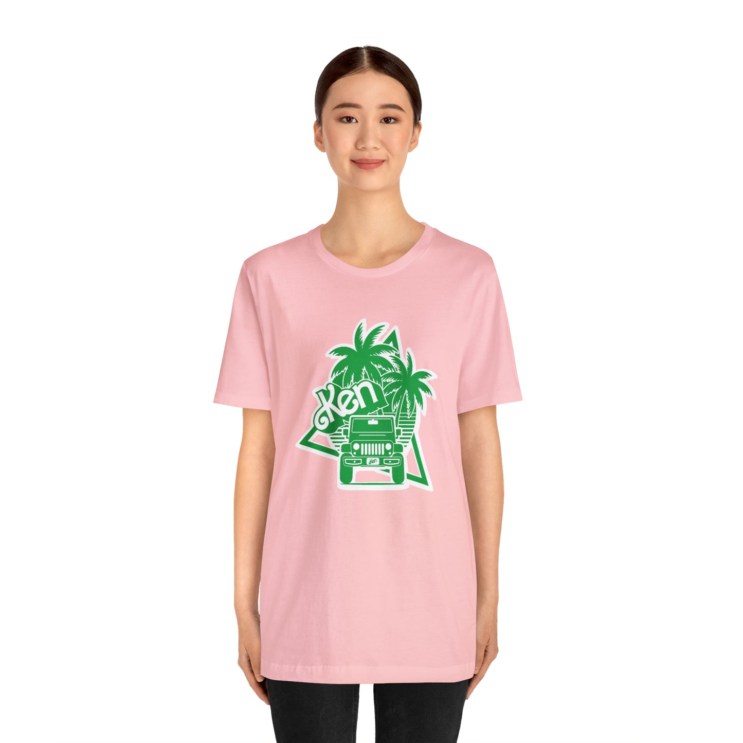 All green Ken, Beep Beep KEN Jeep, Unisex Jersey Short Sleeve Tee