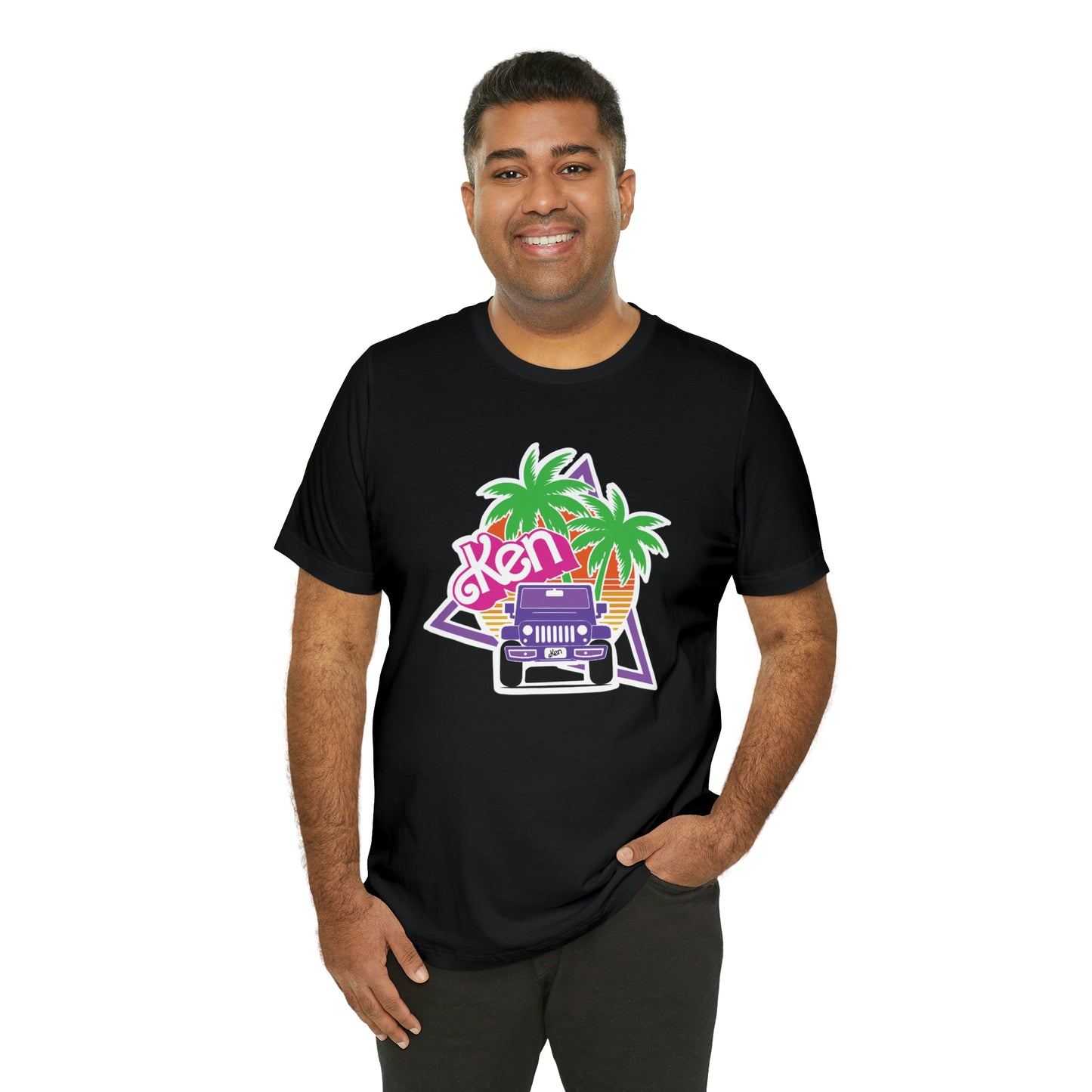 Purple Ken, Beep Beep KEN Jeep, Unisex Jersey Short Sleeve Tee