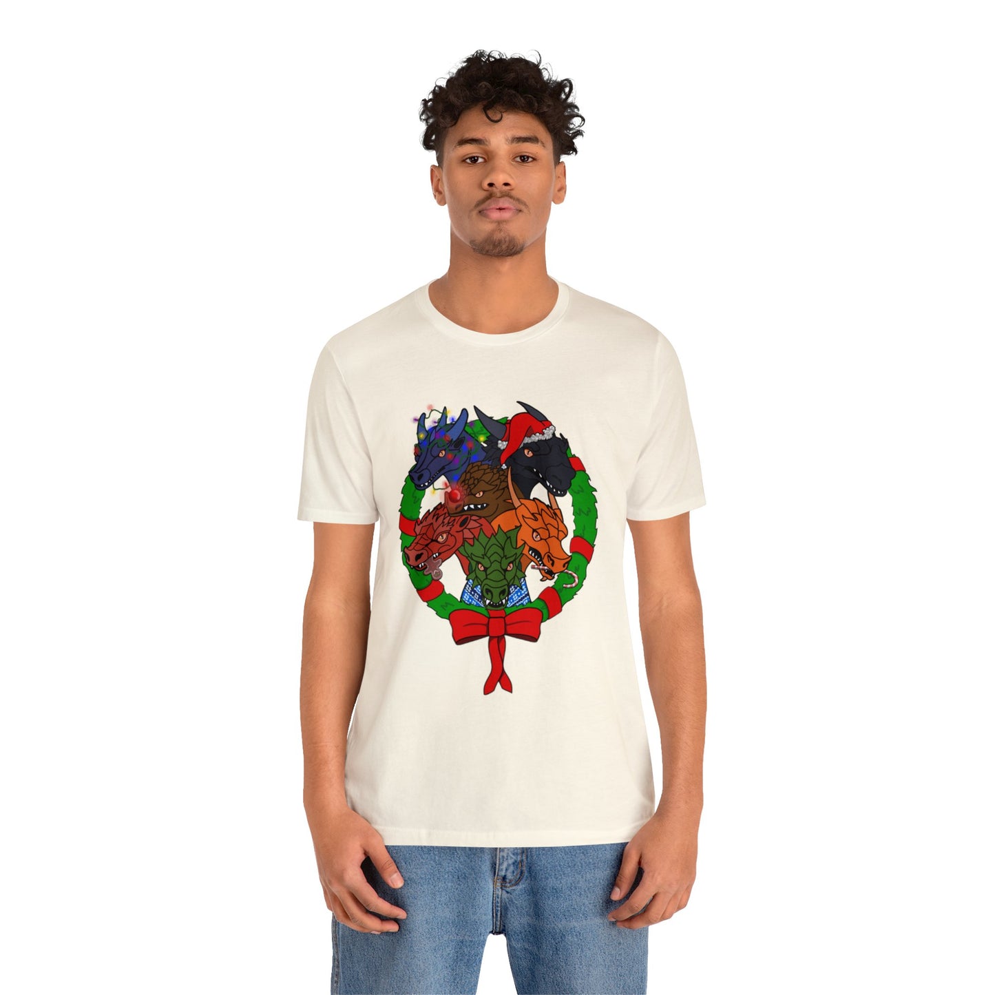 Dragon Christmas with no snow version - Unisex T-shirt
